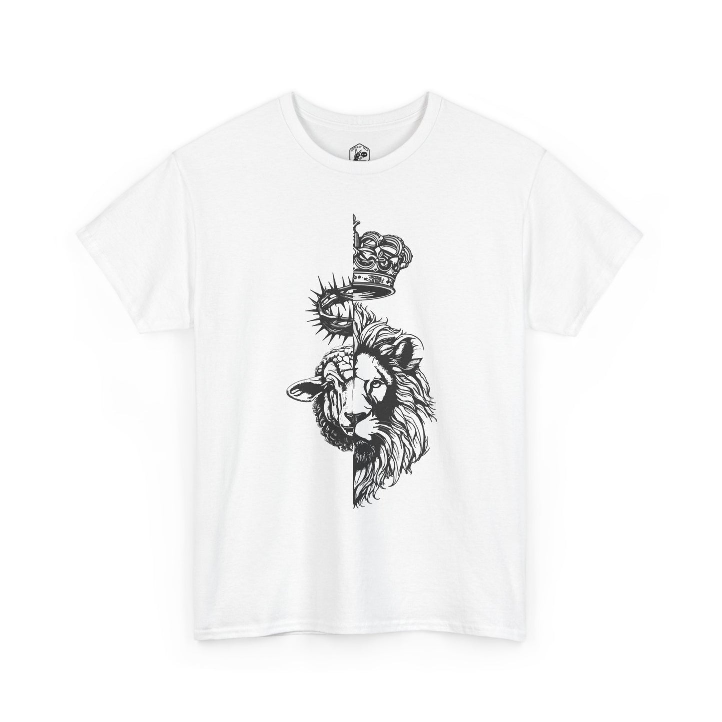 Lion & Lamb Christian T-Shirt | Bold Faith Graphic Tee