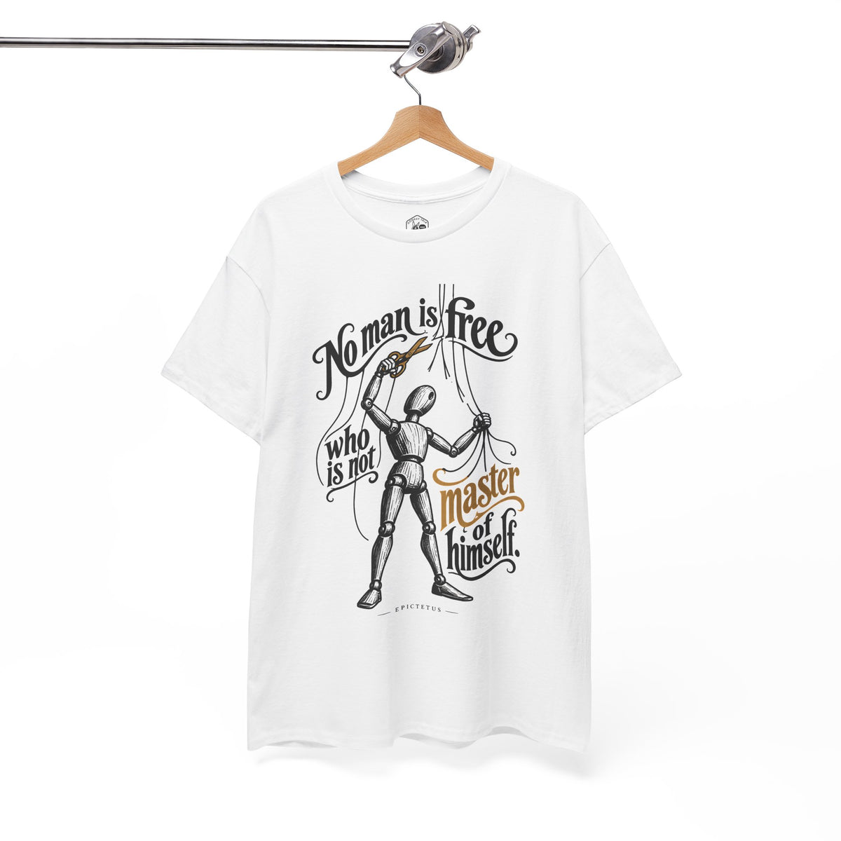 No Man Is Free Who Is Not Master of Himself T-shirt – Donkey Talk graphic tee