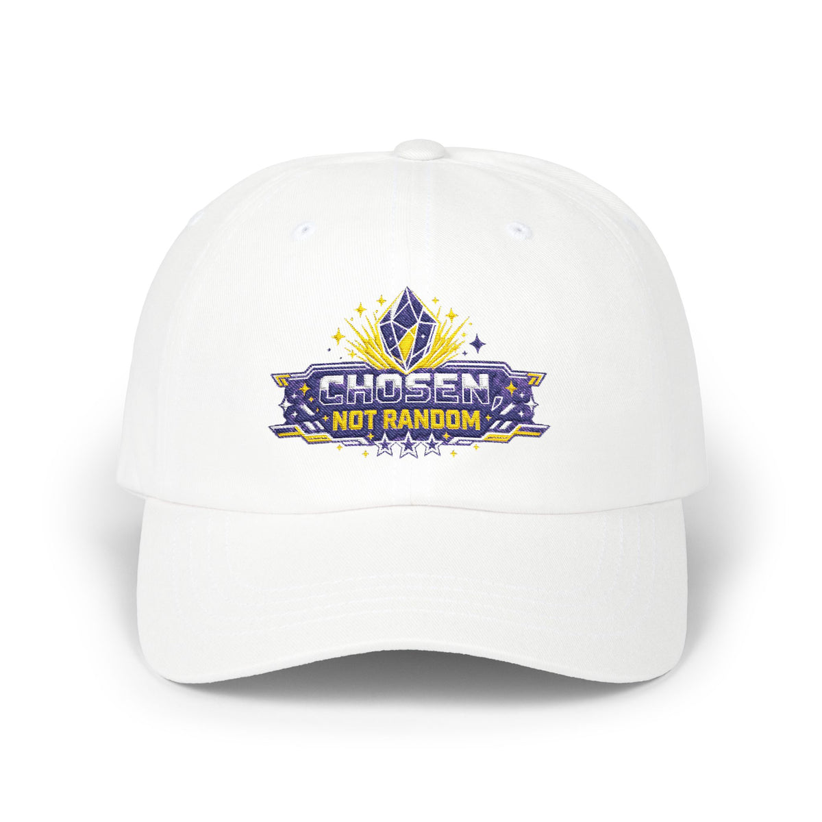 Dad Cap — “Chosen Not Random” Embroidered Inspirational Baseball Hat