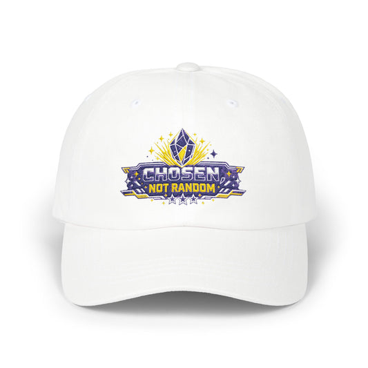 Dad Cap — “Chosen Not Random” Embroidered Inspirational Baseball Hat