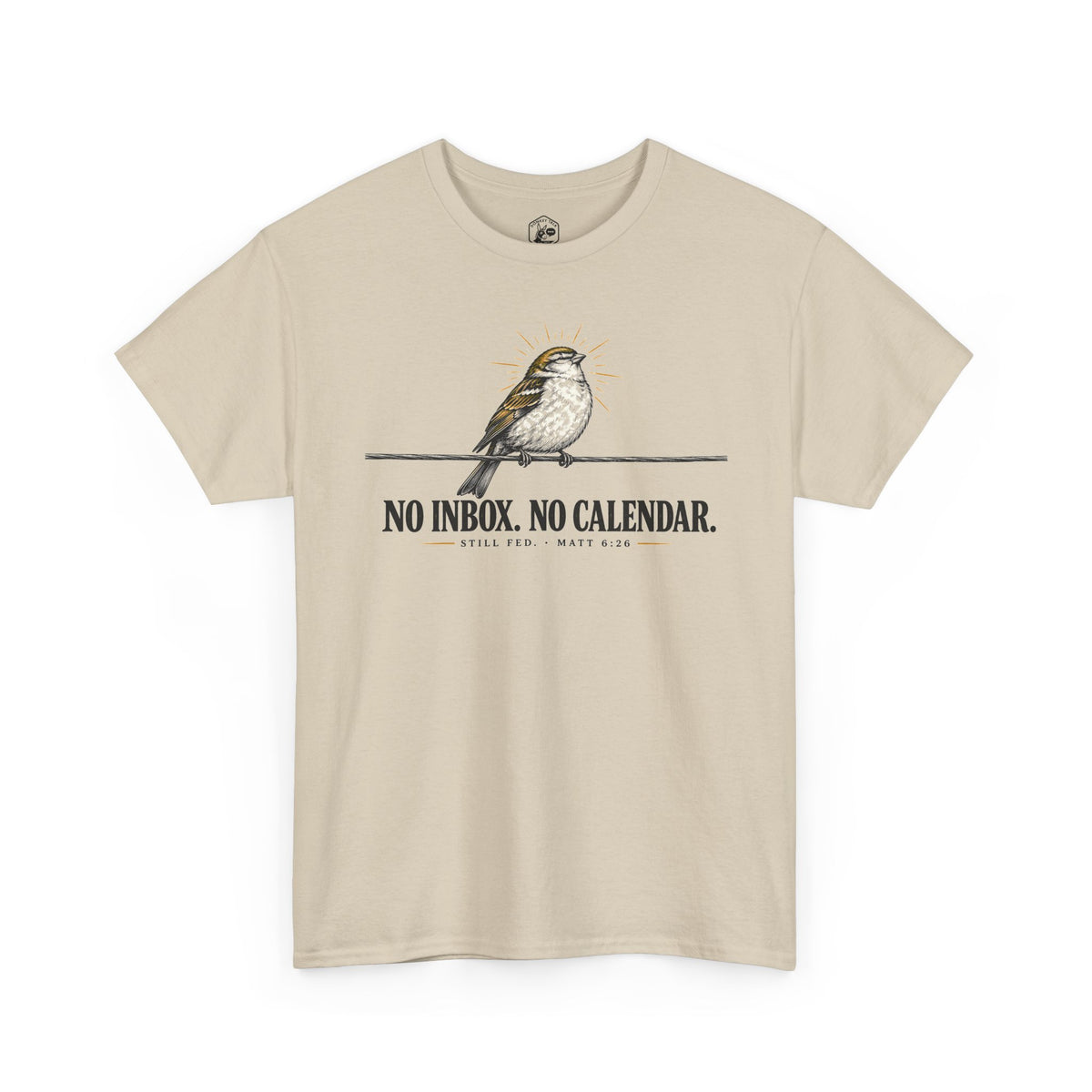 No Inbox No Calendar Still Fed T-shirt – Donkey Talk graphic tee