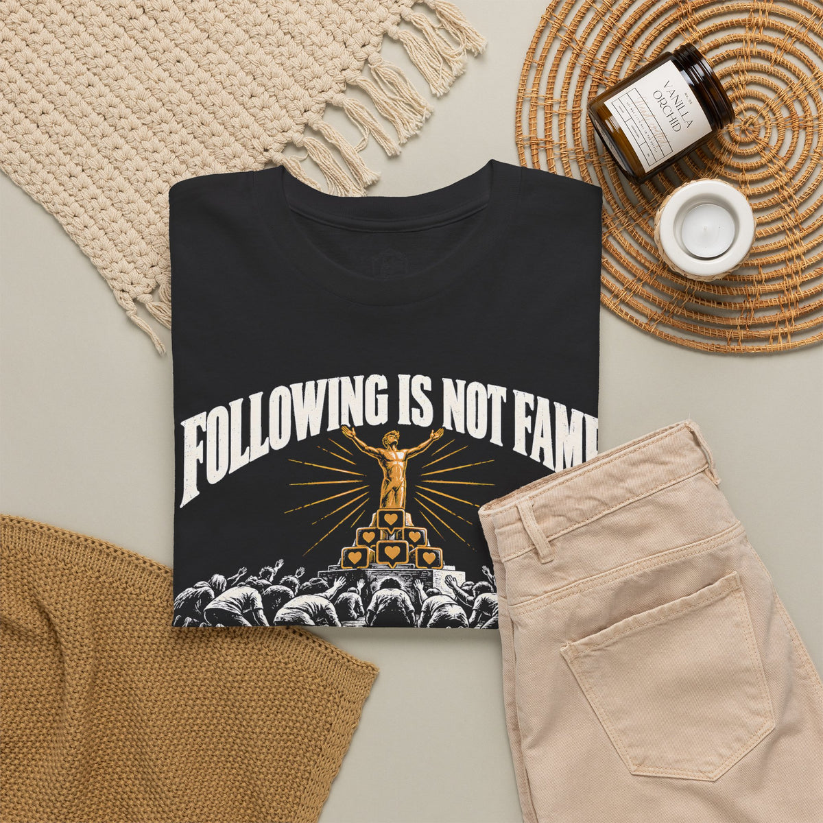 Following Is Not Fame John 3:30 T-shirt – Donkey Talk graphic tee