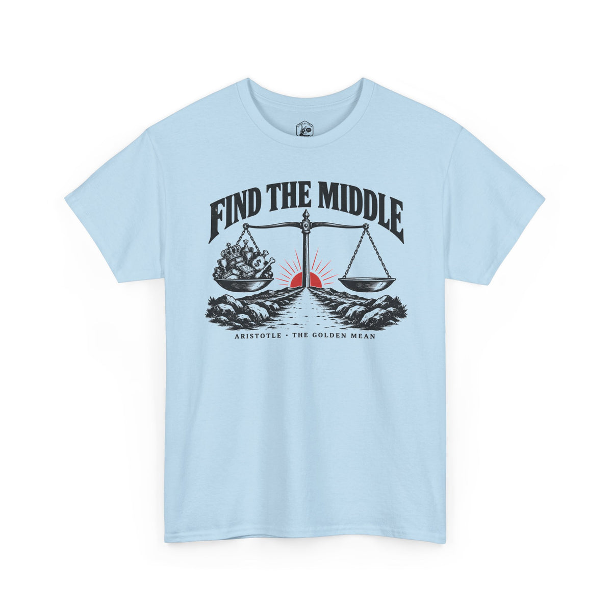 Find the Middle Aristotle T-shirt – Donkey Talk graphic tee
