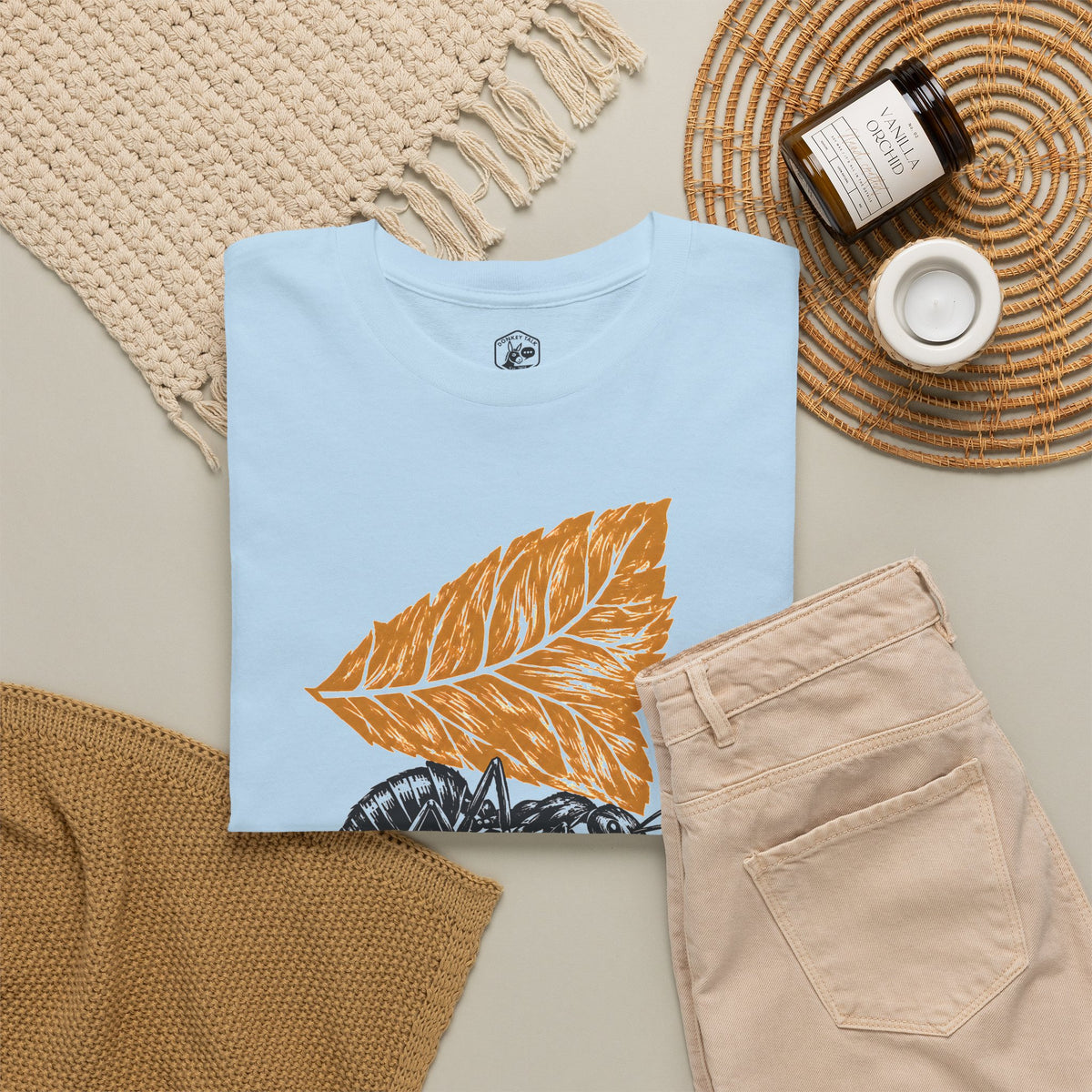 Consider Her Ways Ant Linocut T-shirt – Donkey Talk graphic tee