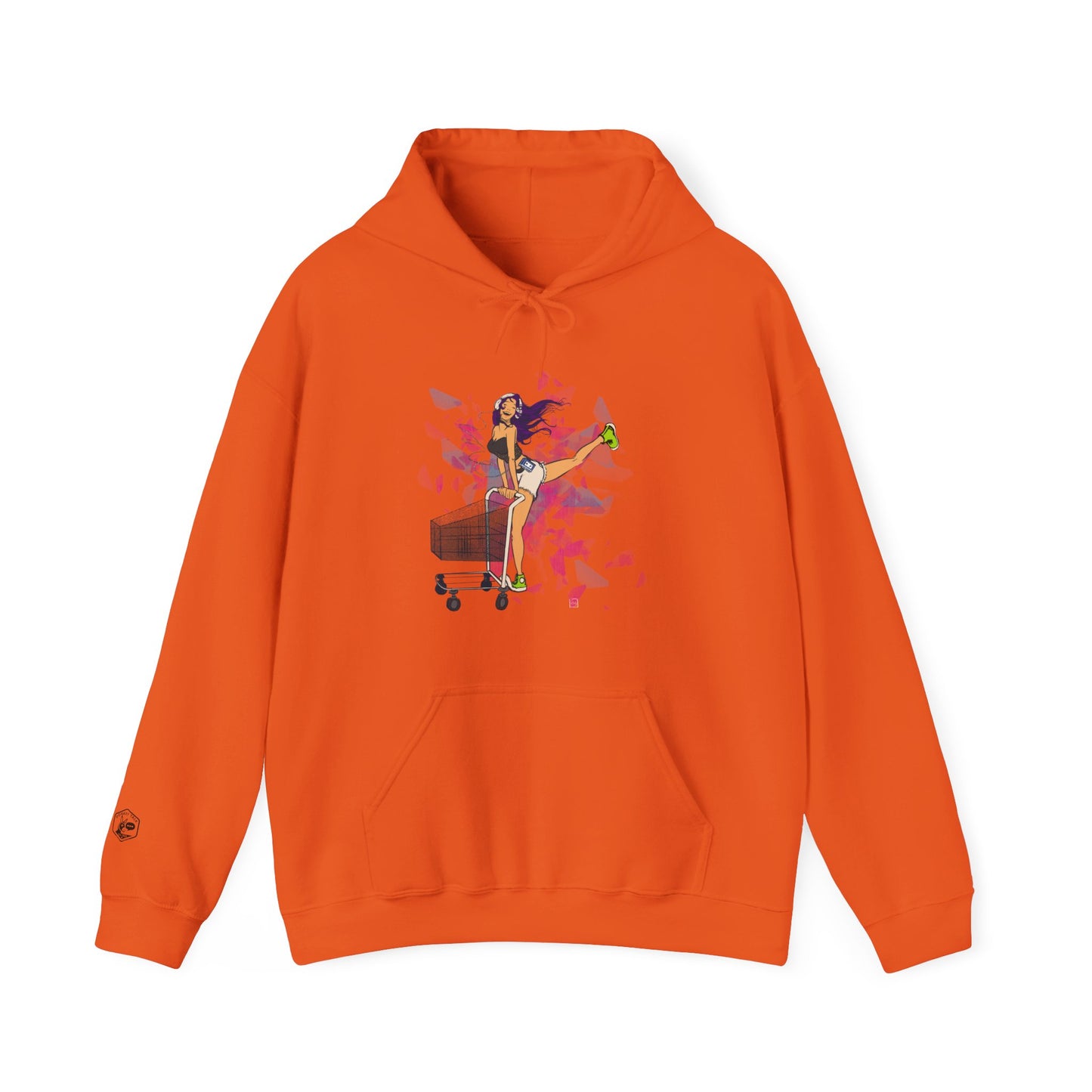 Playful Graphic Hoodie for Everyday Fun, Unisex Hooded Sweatshirt, Casual Wear, Gift for Her, Cozy Comfort