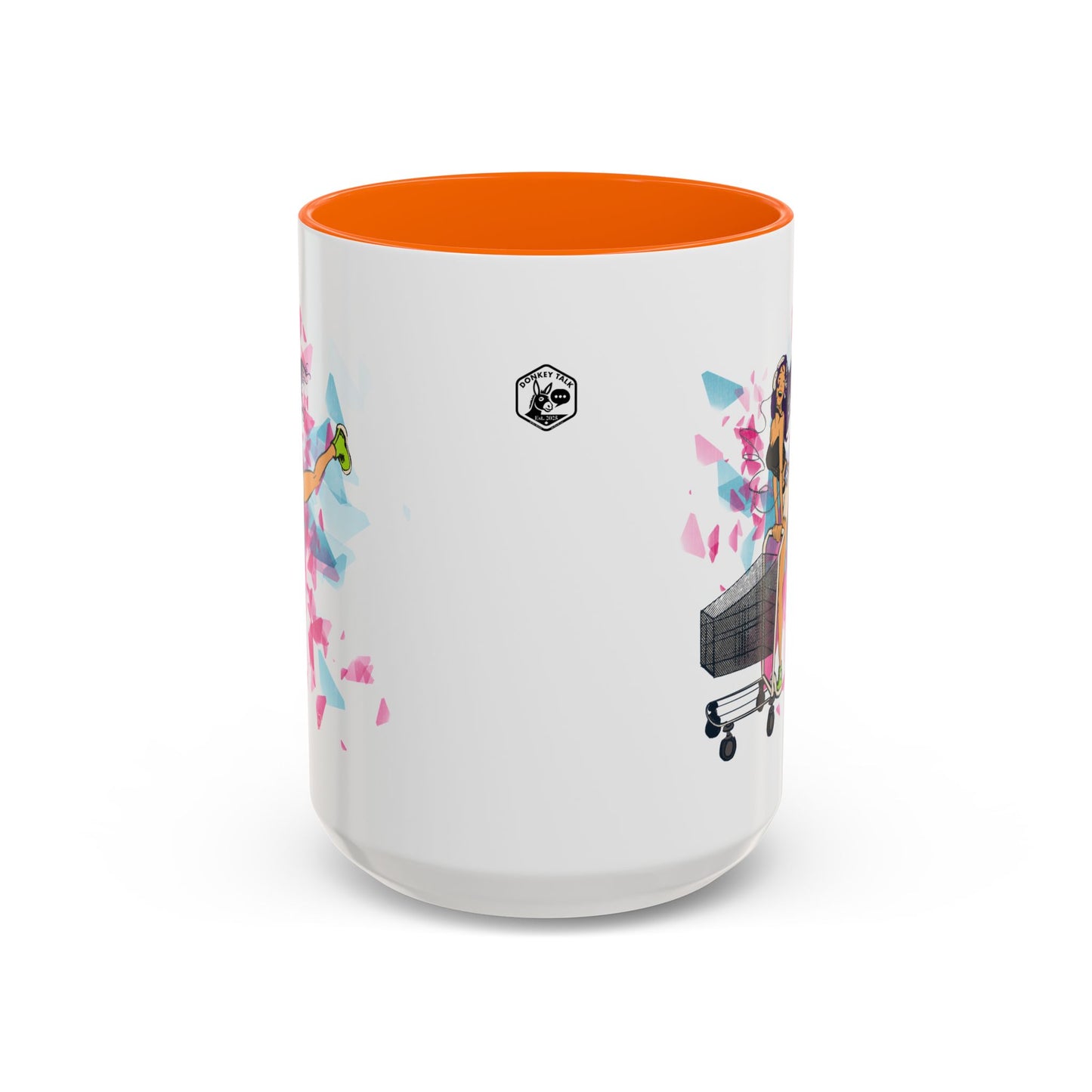 Playful Accent Coffee Mug for Fashion Lovers