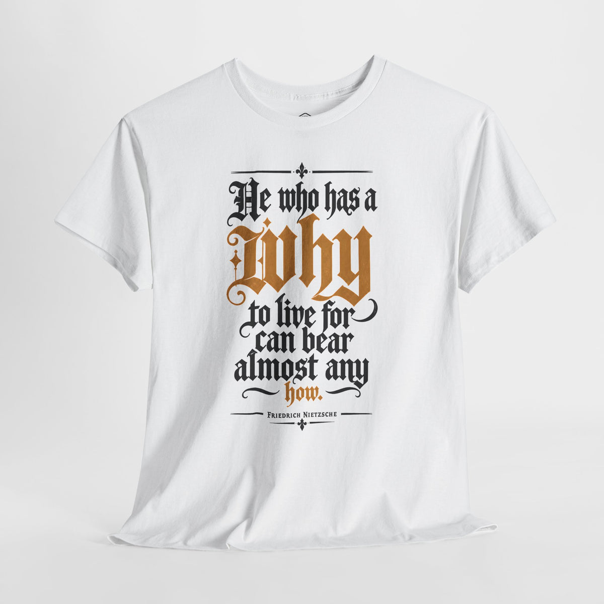 He Who Has a Why to Live For - Donkey Talk faith and reason unisex T-shirt