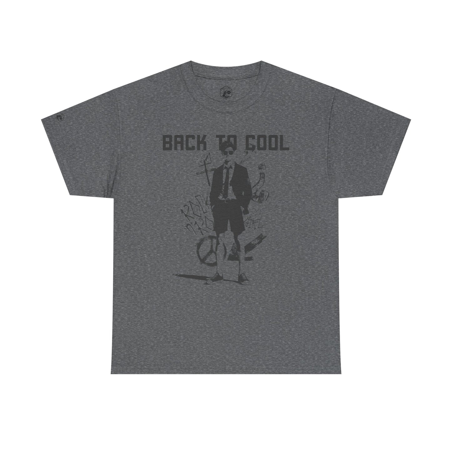 Back to Cool Unisex Heavy Cotton Tee - Retro Street Art Graphic T-Shirt