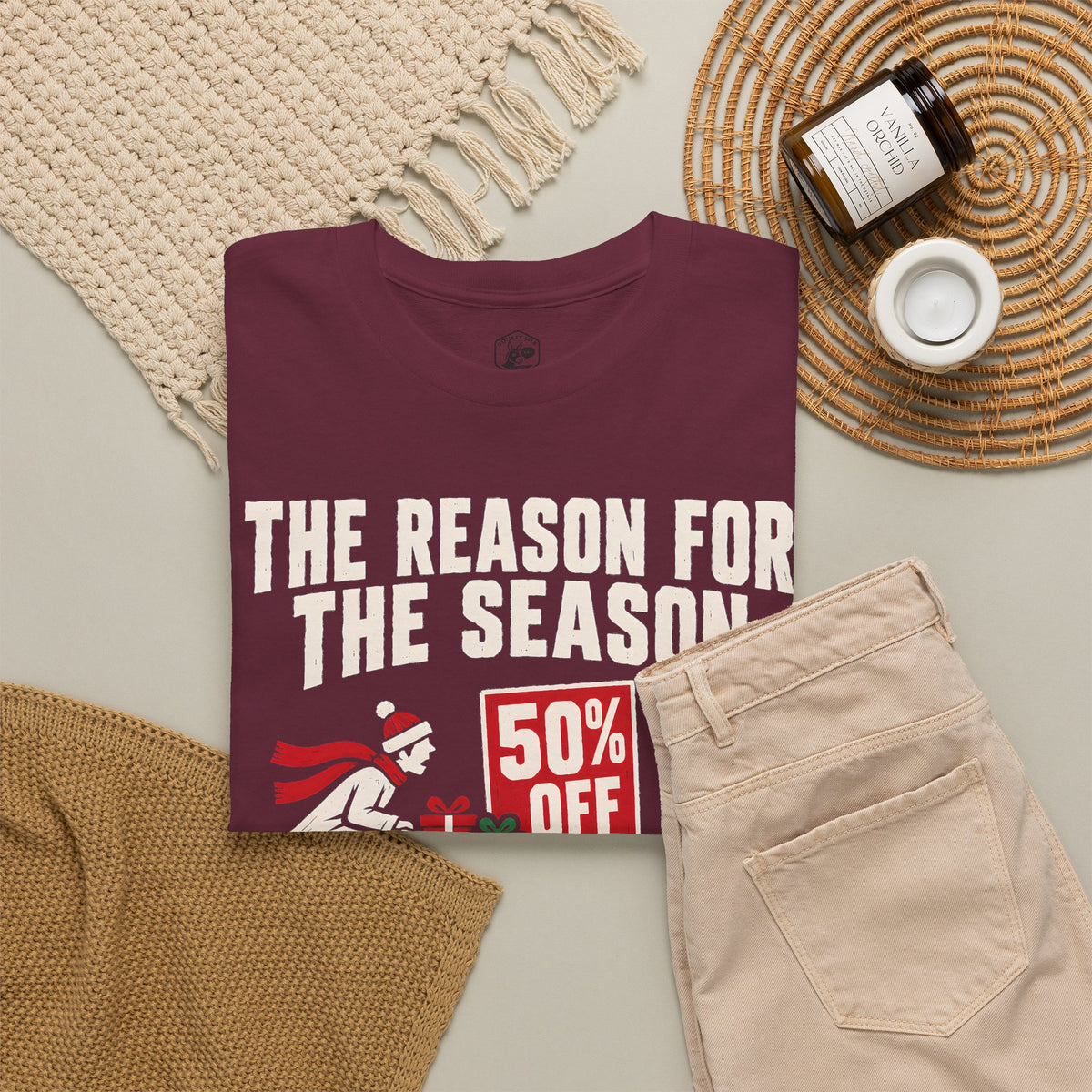 The Reason for the Season Isn't on Sale T-shirt – Donkey Talk graphic tee
