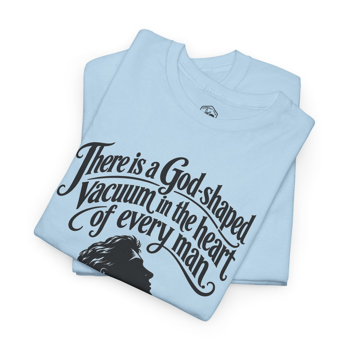 God-Shaped Vacuum T-shirt – Donkey Talk graphic tee