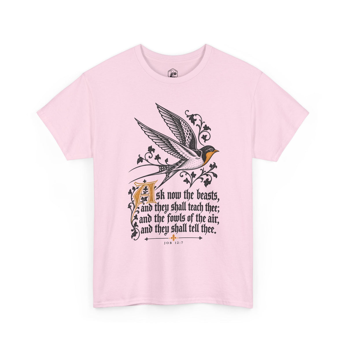 Swallow Bestiary T-shirt – Donkey Talk graphic tee