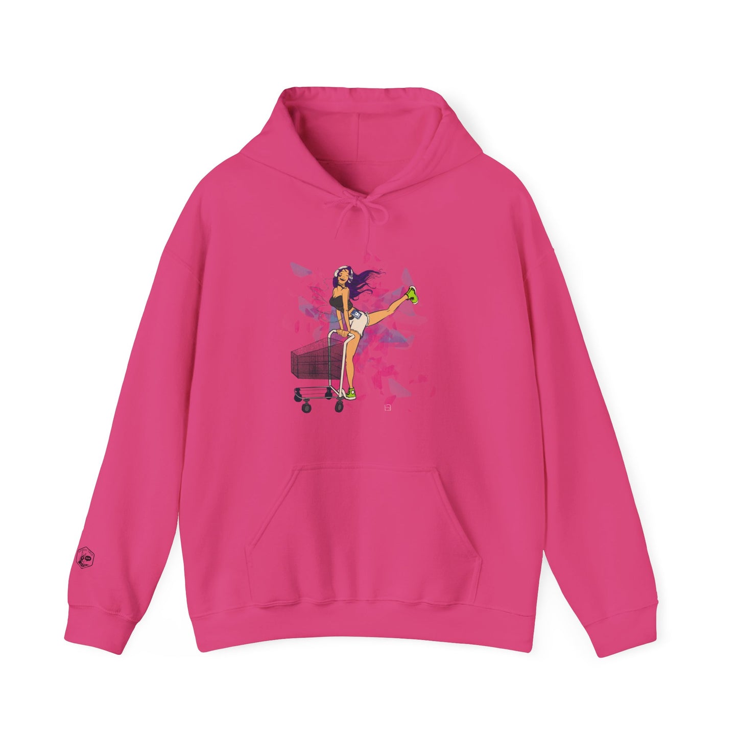 Playful Graphic Hoodie for Everyday Fun, Unisex Hooded Sweatshirt, Casual Wear, Gift for Her, Cozy Comfort