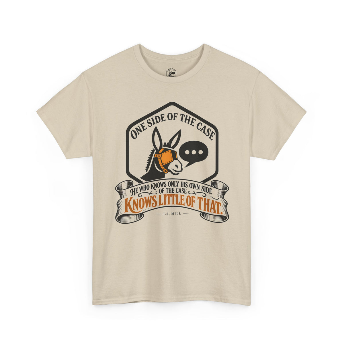 J.S. Mill Donkey Only His Own Side T-shirt – Donkey Talk graphic tee