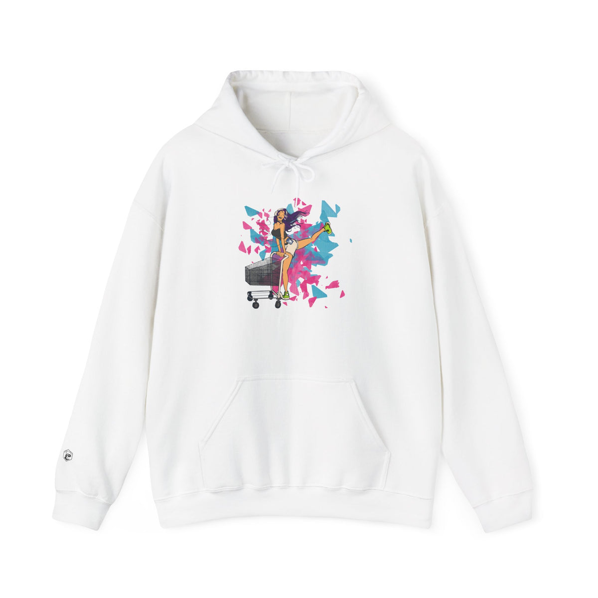Playful Graphic Hoodie for Everyday Fun, Unisex Hooded Sweatshirt, Casual Wear, Gift for Her, Cozy Comfort