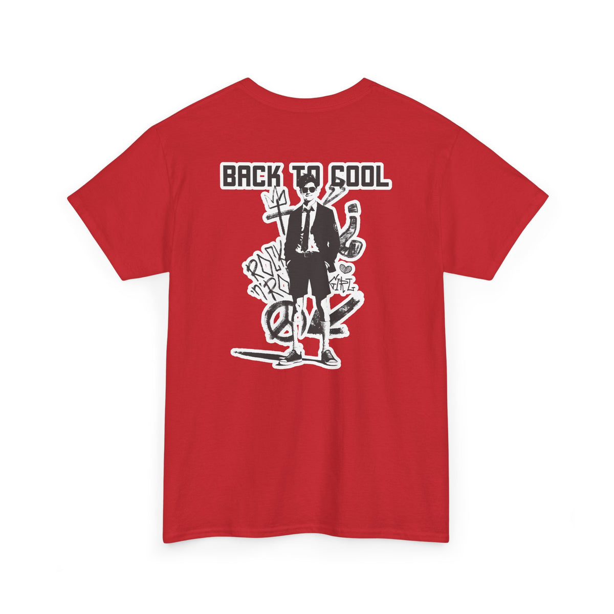 Back To Cool Blason Graphic Tee | Unisex Heavy Cotton T-Shirt