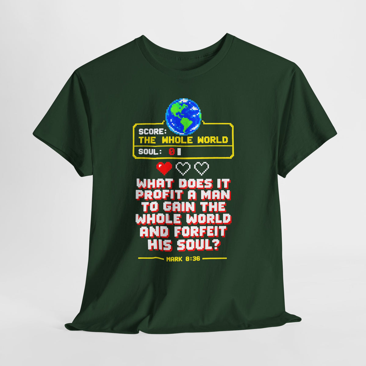 Gain the World Arcade High Score T-shirt – Donkey Talk graphic tee