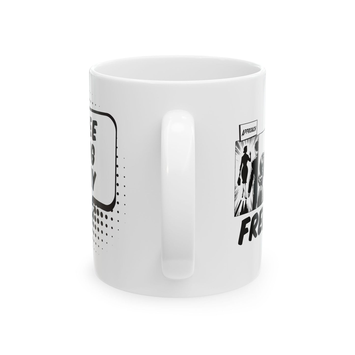 'Free Hug Day' Ceramic Mug - 11oz