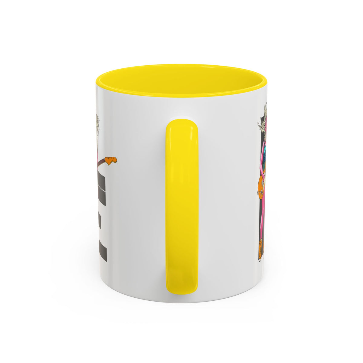 Coffee Mug — Colorful Guitarist Rock Music Accent Mug (11oz & 15oz)