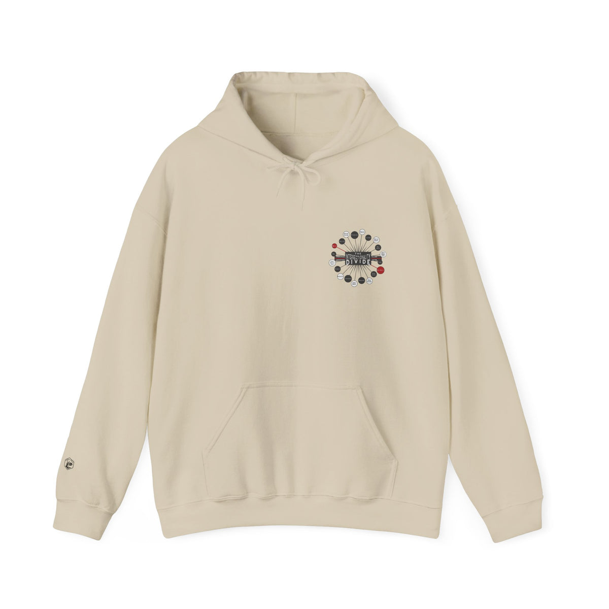 Hooded Sweatshirt - Intersectionality Divide Design | Cozy and Thought-Provoking Wear