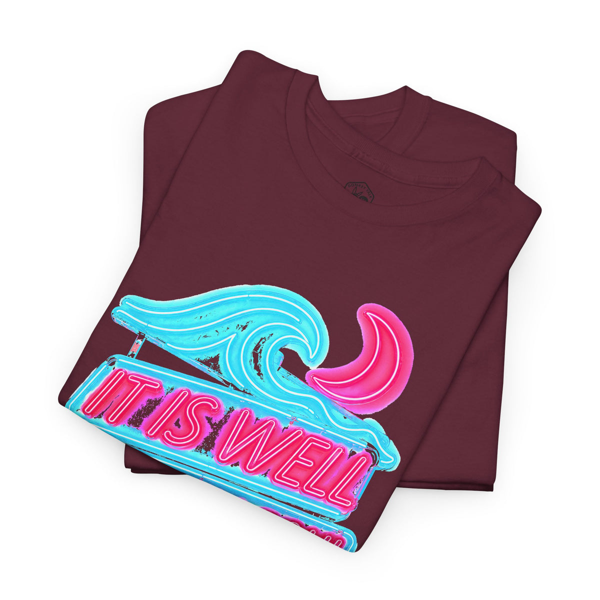 It Is Well With My Soul Neon Sign T-shirt – Donkey Talk graphic tee