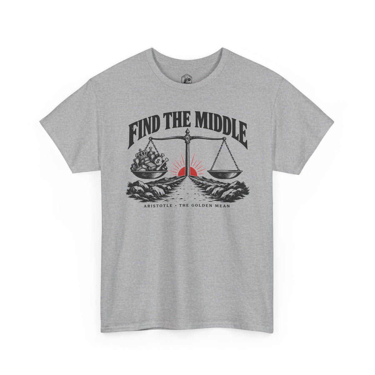 Find the Middle Aristotle T-shirt – Donkey Talk graphic tee