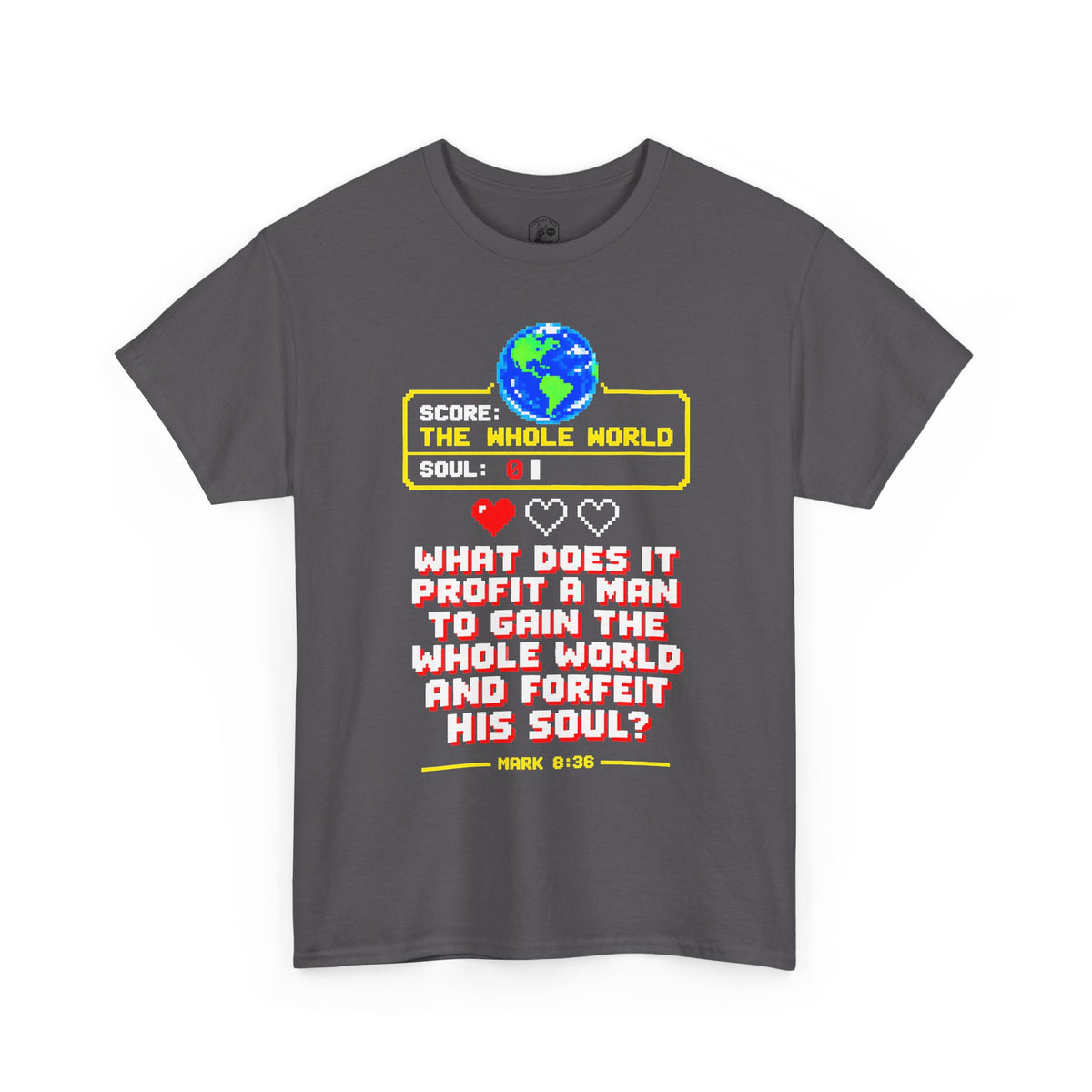Gain the World Arcade High Score T-shirt – Donkey Talk graphic tee