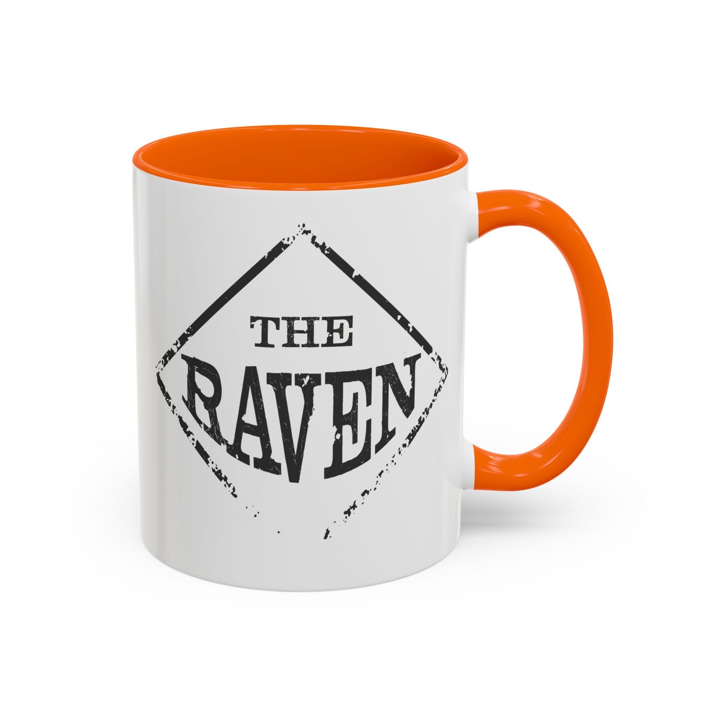 The Raven Accent Coffee Mug — Black-Trim 11/15oz