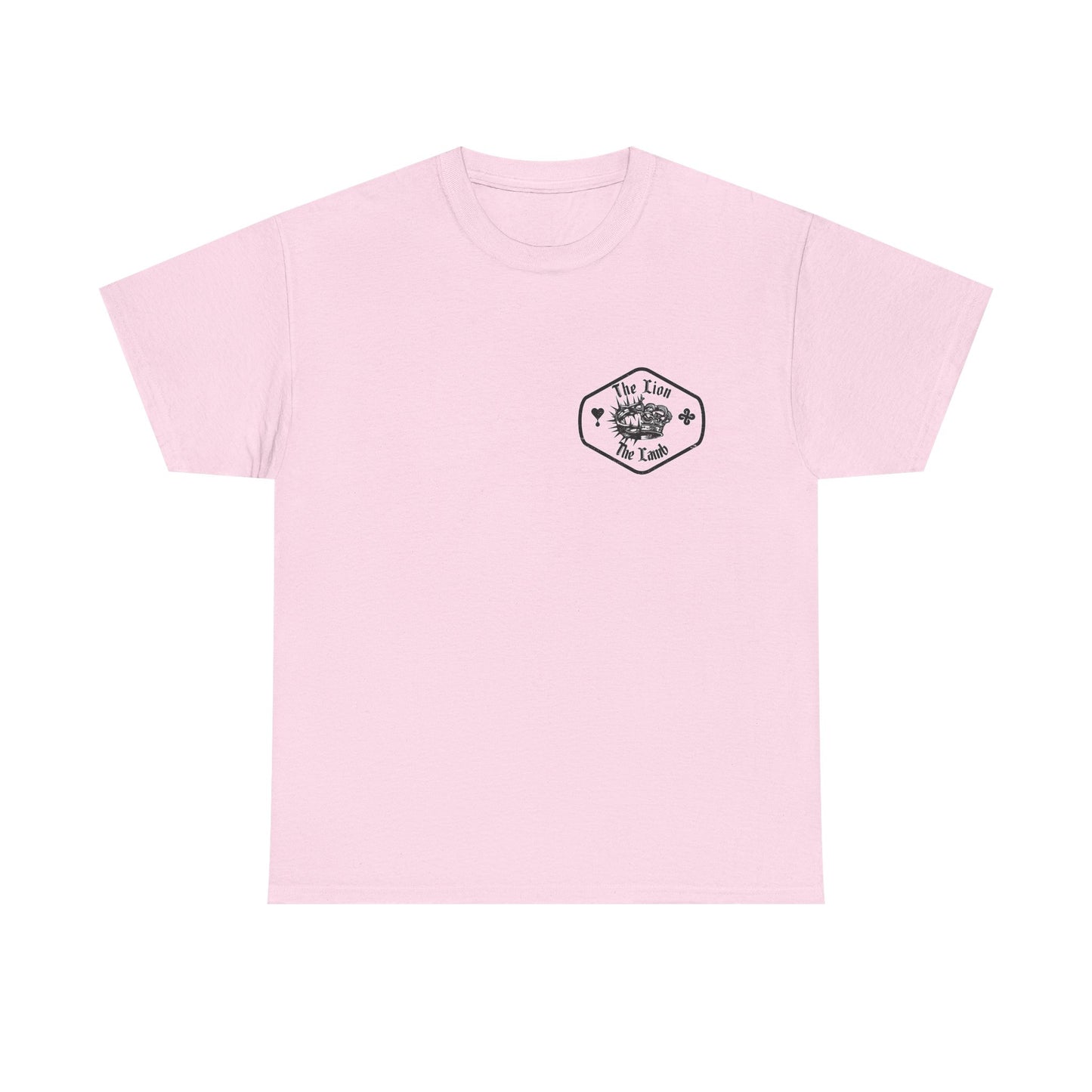 Lion & Crown Graphic Tee | Half Skull Lion Design T-Shirt