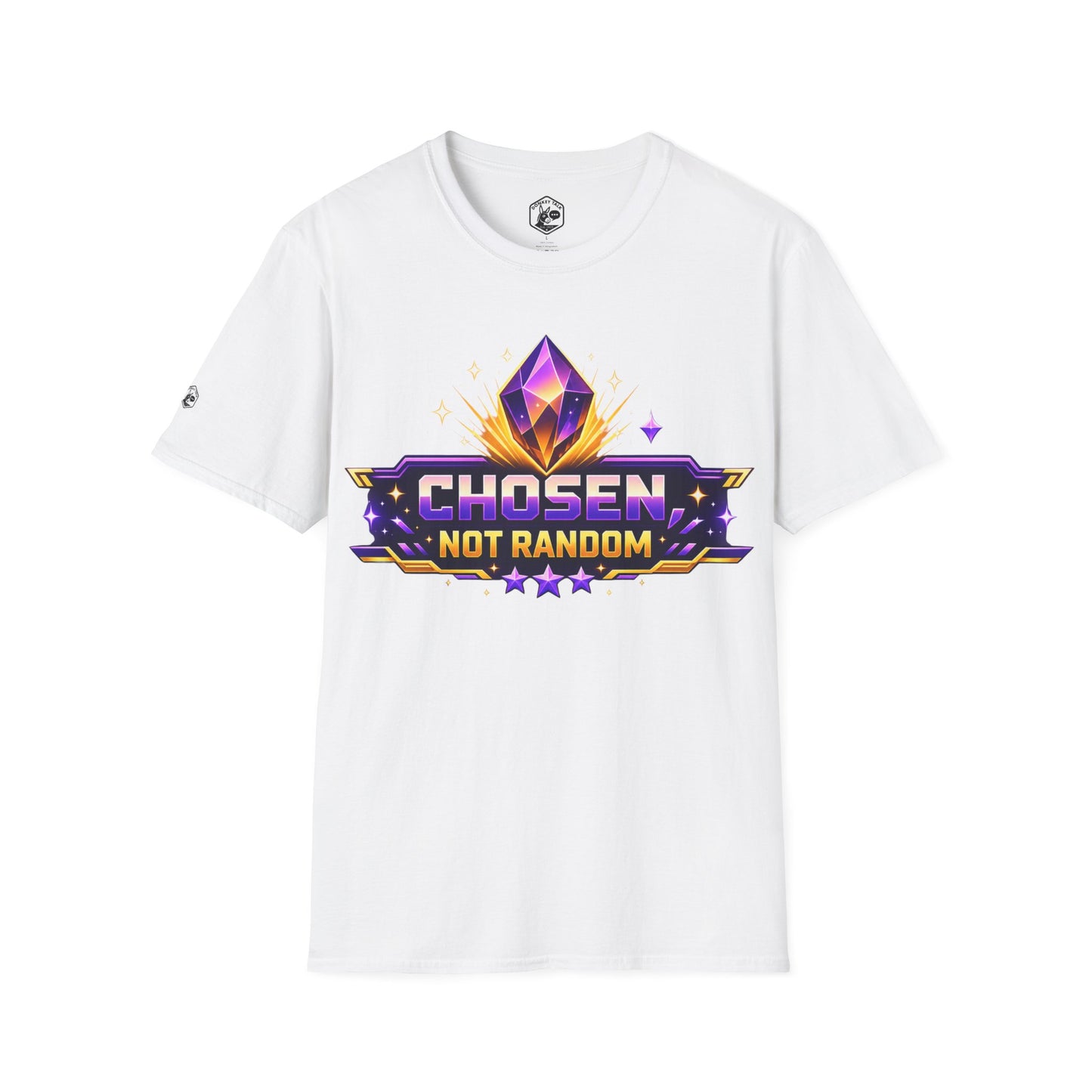 Chosen Not Random T-Shirt — Inspirational Gaming Crystal Tee