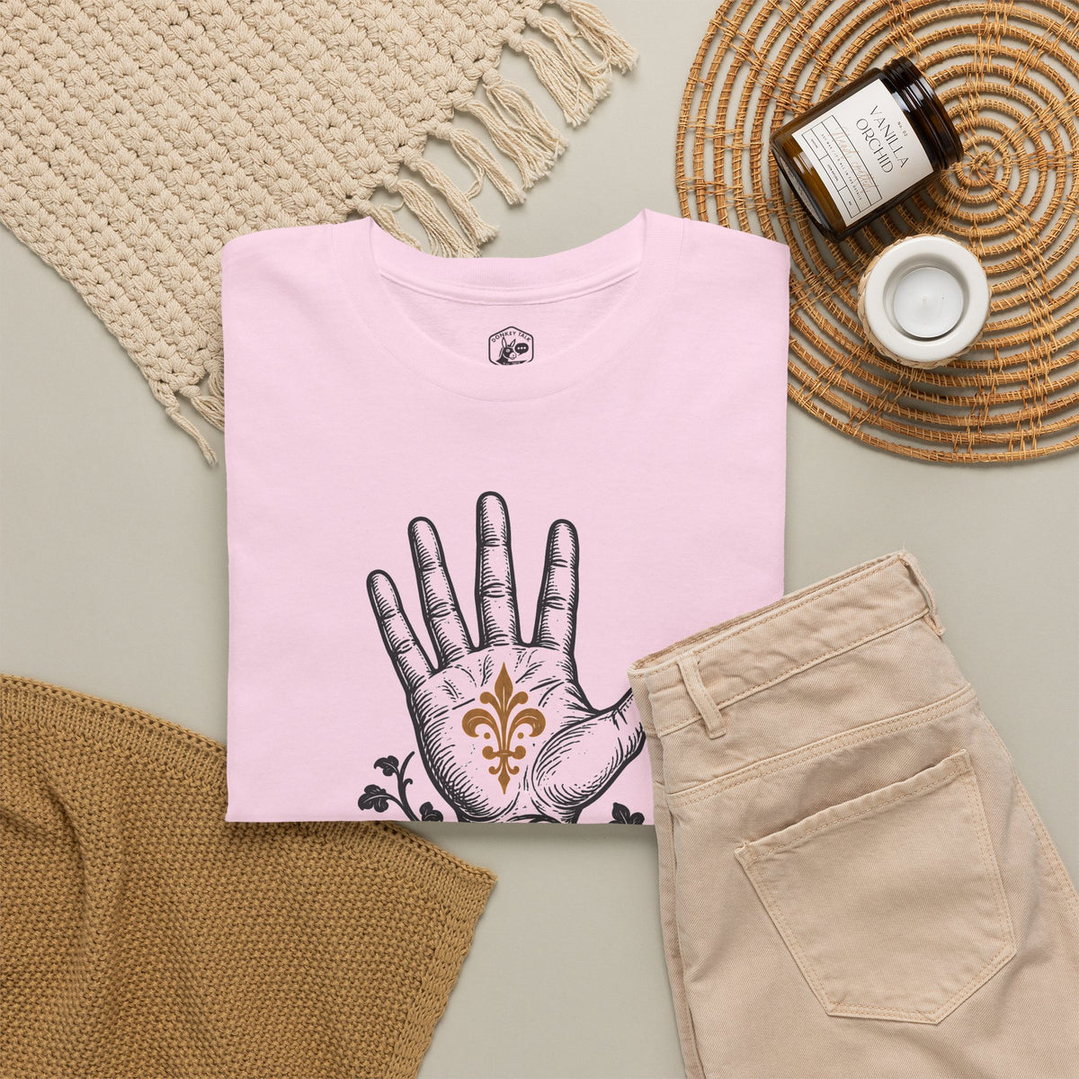 Psalm Hand Bestiary T-shirt – Donkey Talk graphic tee