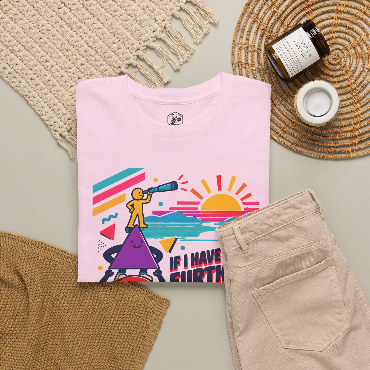 Newton Shoulders of Giants T-shirt – Donkey Talk graphic tee