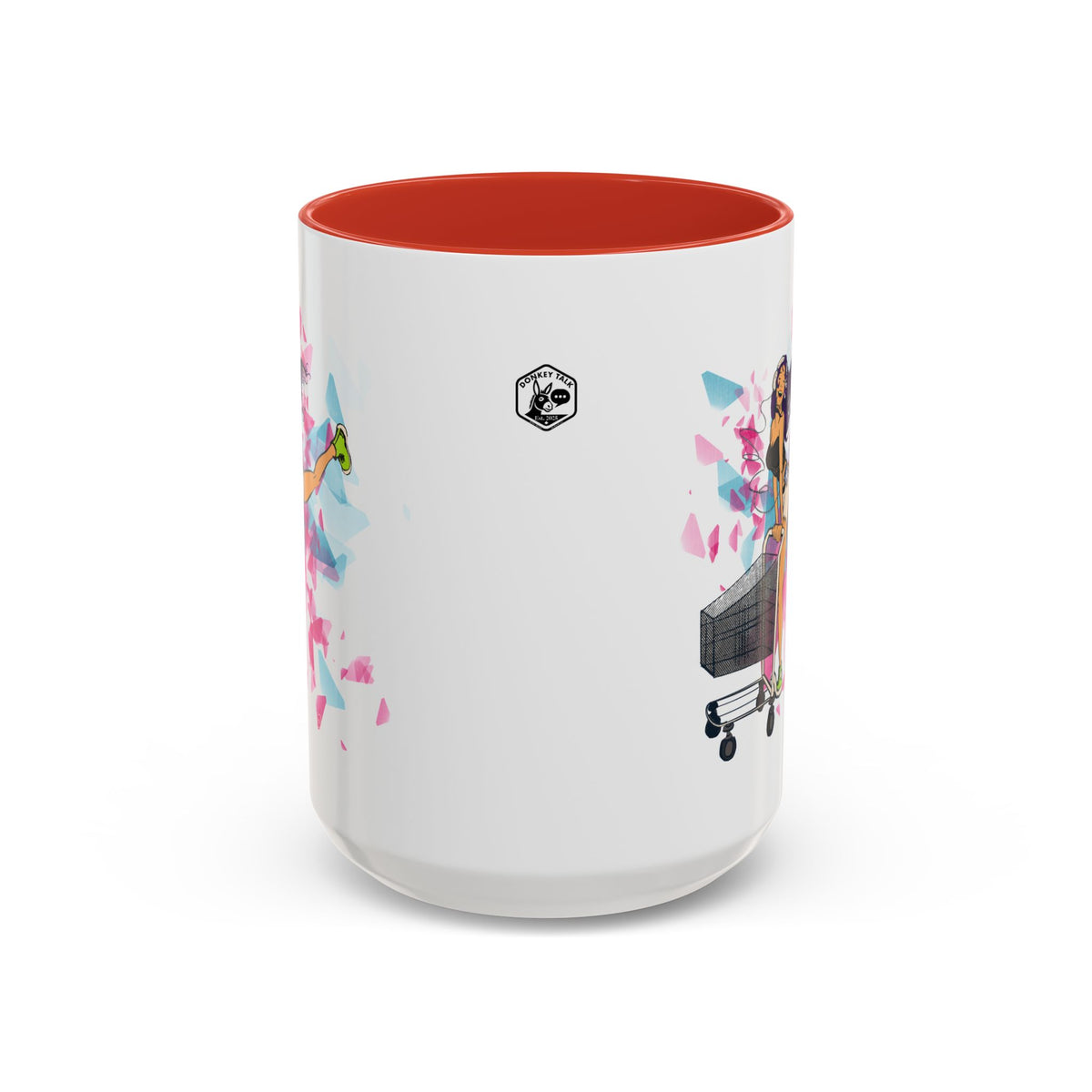 Playful Accent Coffee Mug for Fashion Lovers