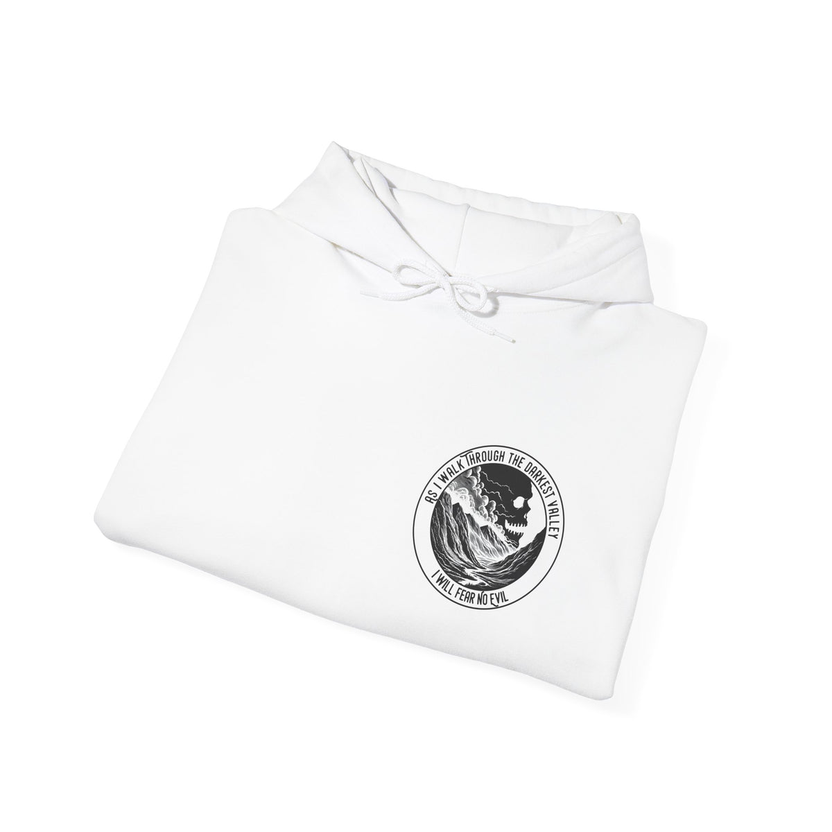'Valley Of The Shadow' Hooded Sweatshirt - Inspiring Comfort for Adventure Lovers