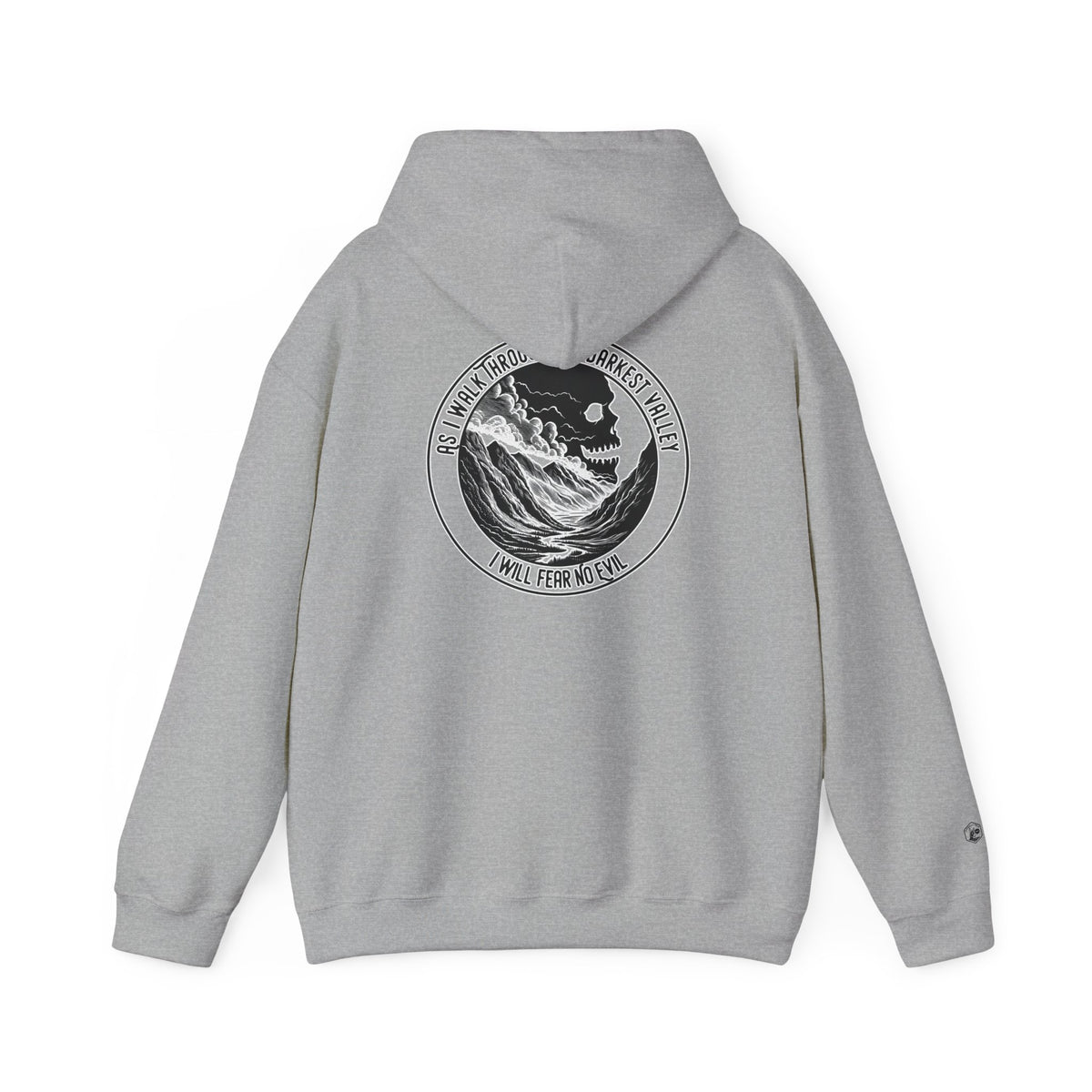 'Valley Of The Shadow' Hooded Sweatshirt - Inspiring Comfort for Adventure Lovers