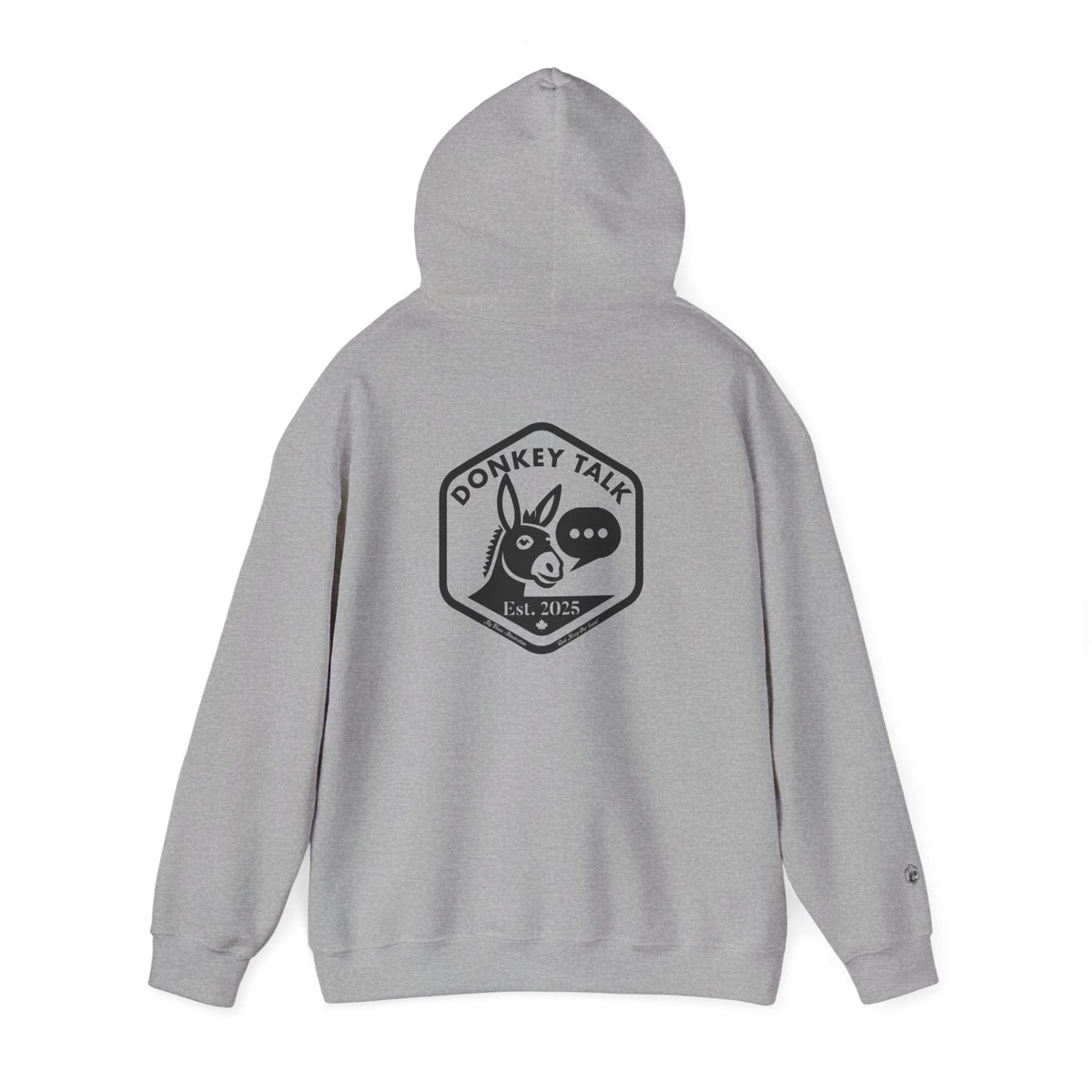 Unisex Donkey Talk Hoodie – Cozy Heavy Blend Sweatshirt for Animal Lovers