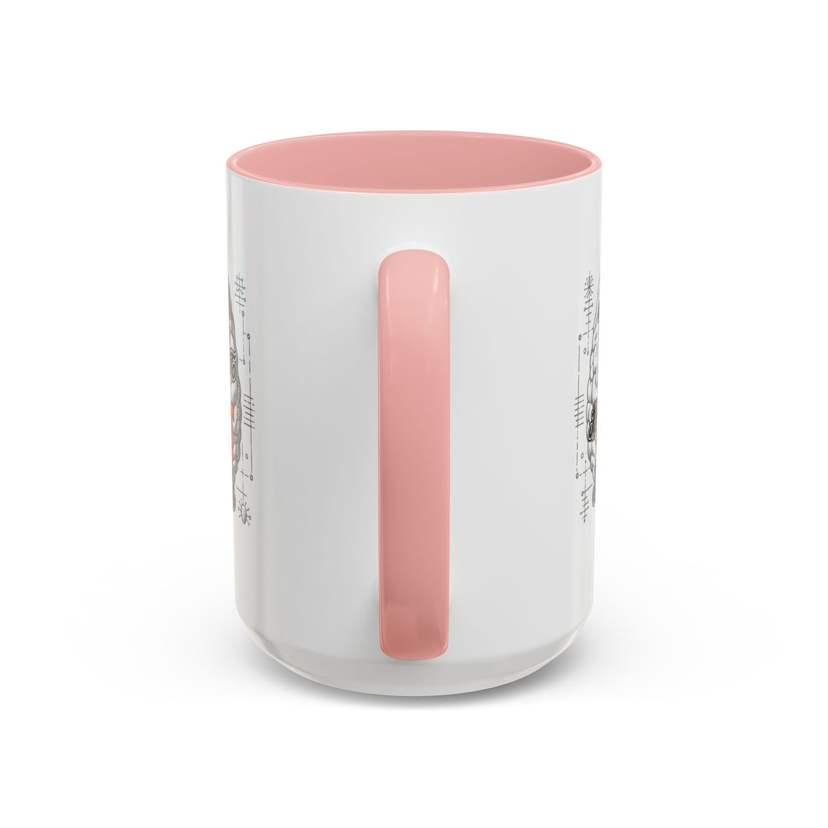 Taza de café con acento: "Aprende a pensar, no qué pensar", taza con frase inspiradora