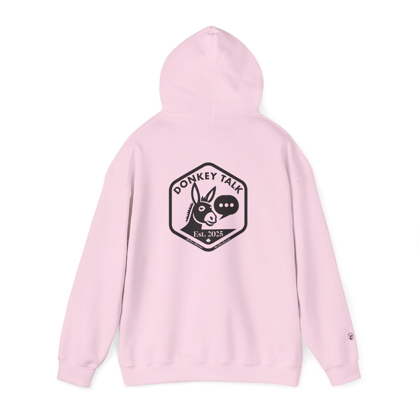 Unisex Donkey Talk Hoodie – Cozy Heavy Blend Sweatshirt for Animal Lovers
