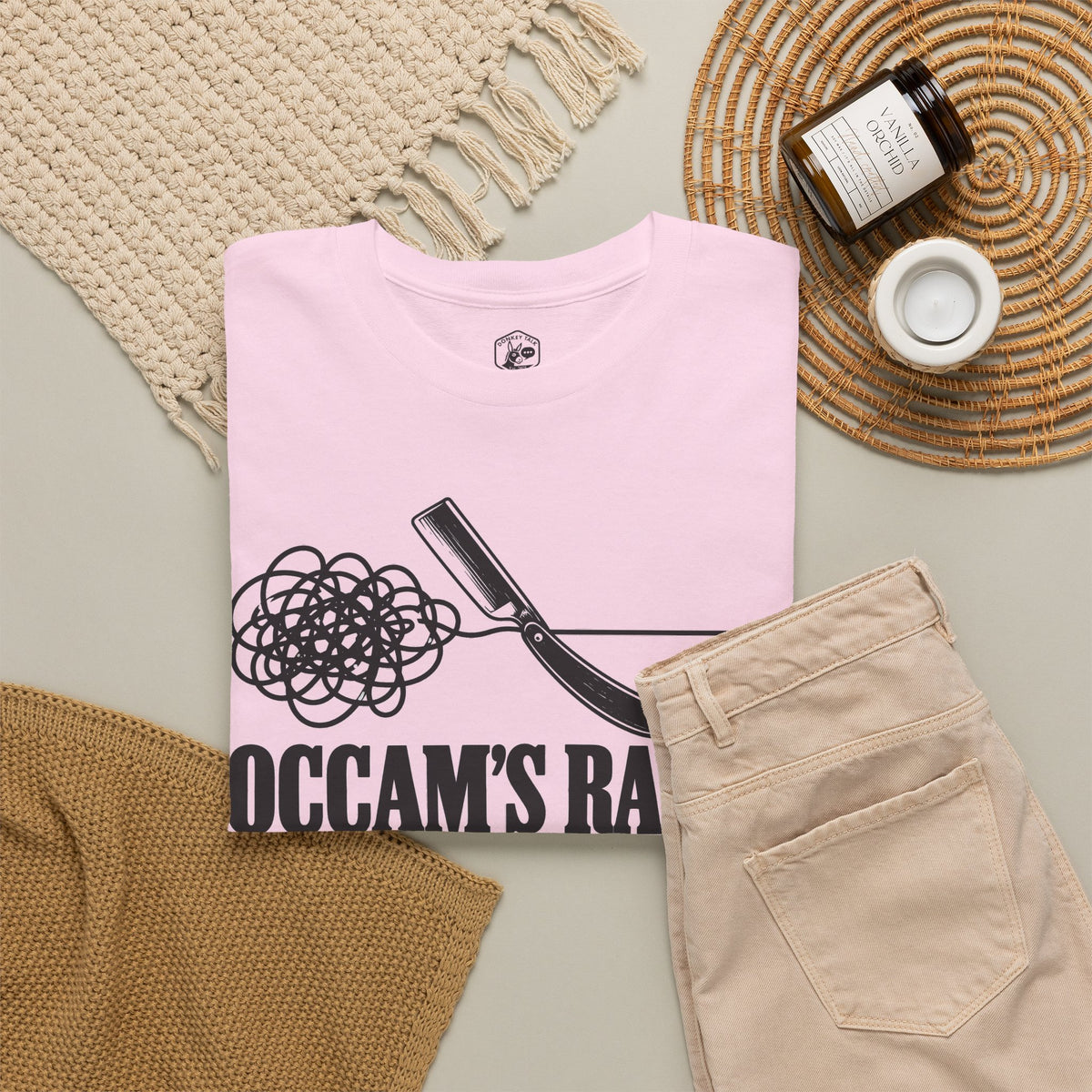 Occam's Razor Tangle T-shirt – Donkey Talk graphic tee