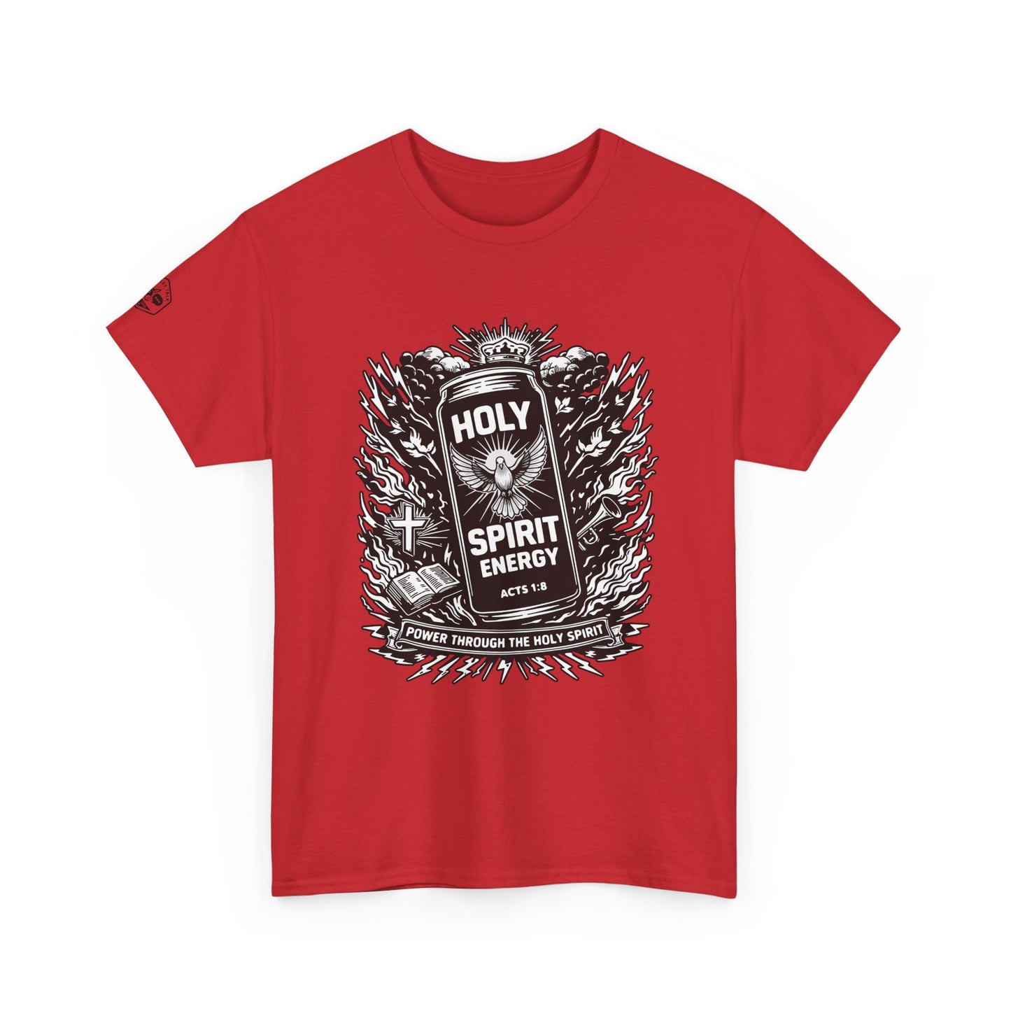 Holy Spirit Energy Acts 1:8 T‑Shirt  — Faith Graphic Tee