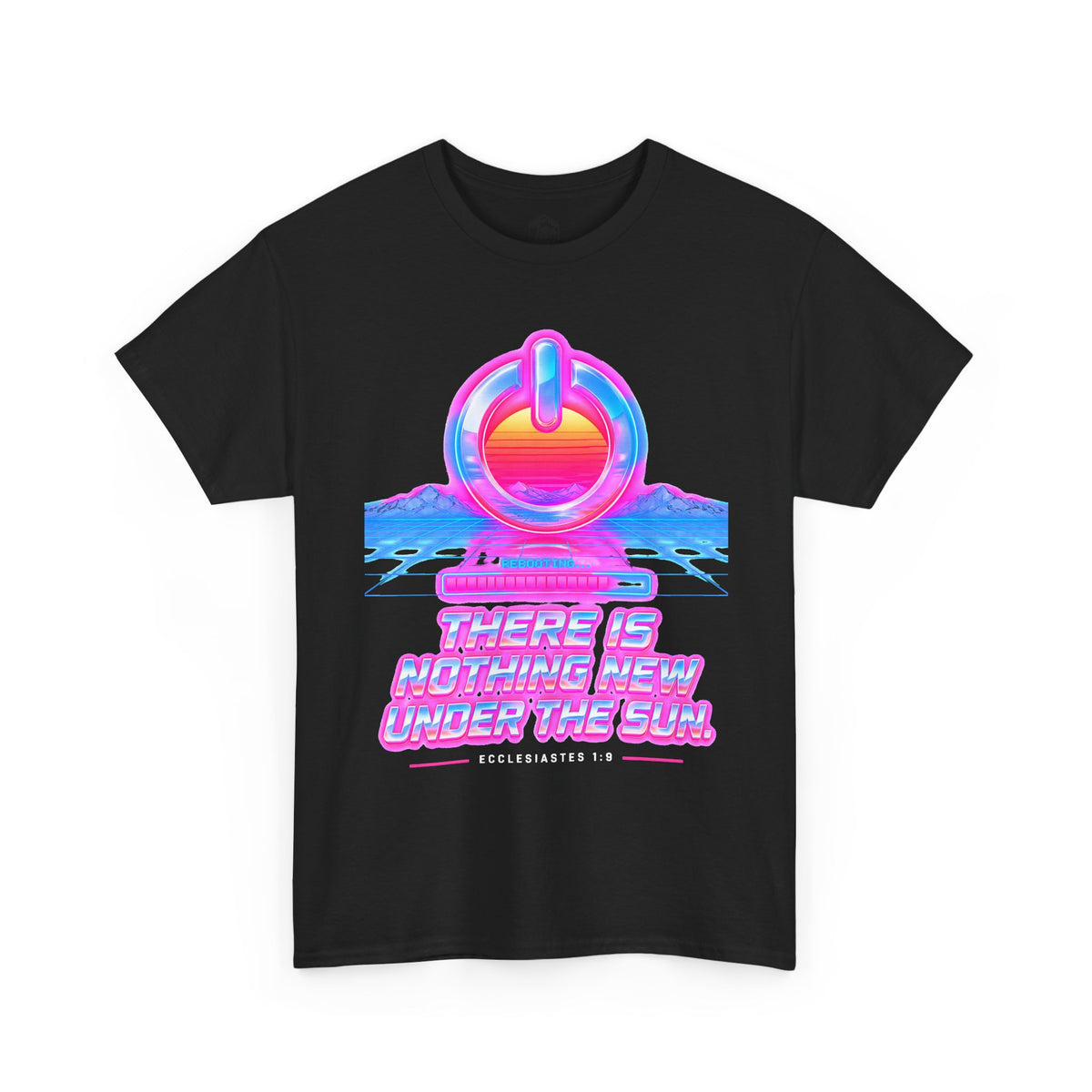 Nothing New Under the Sun Synthwave T-shirt – Donkey Talk graphic tee