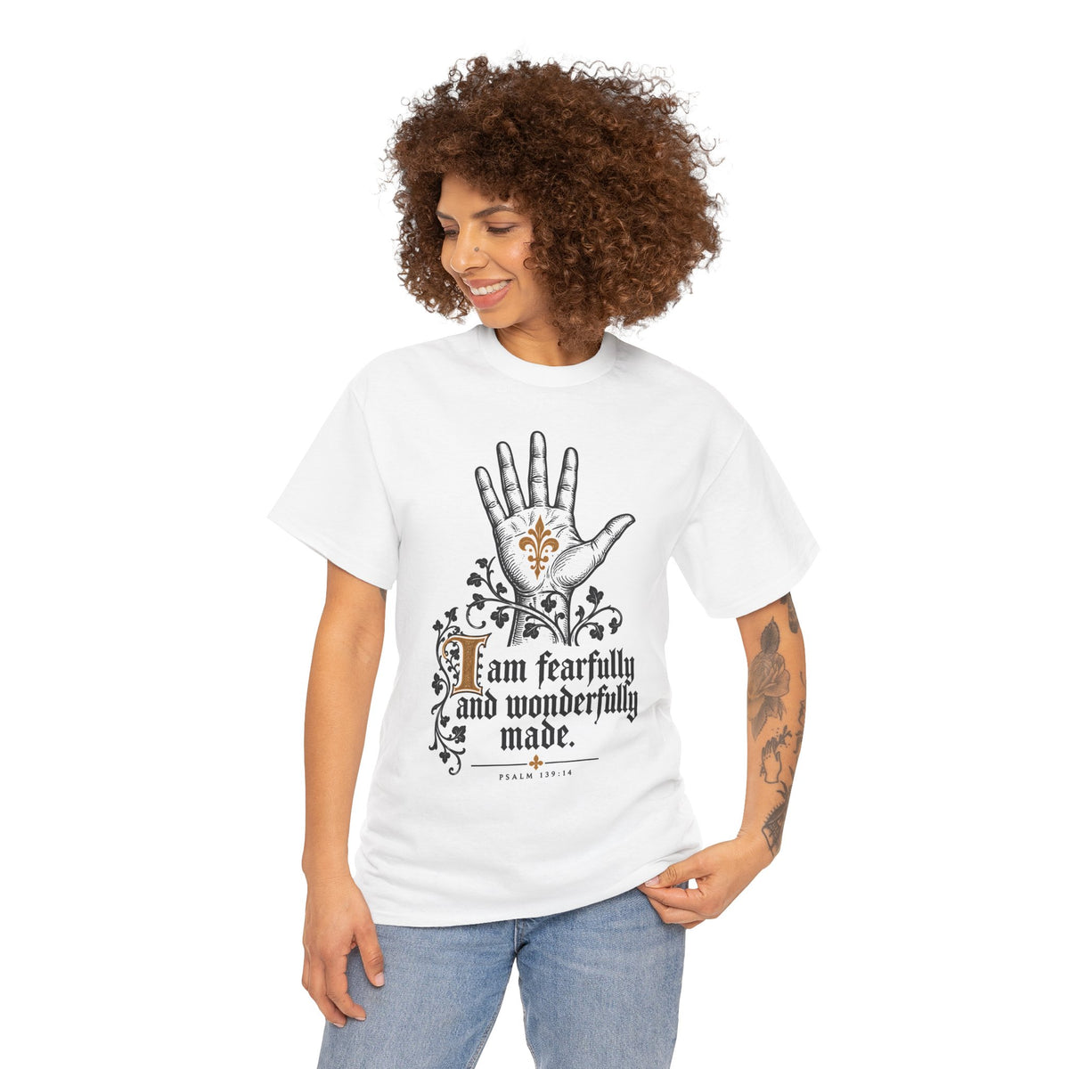 Psalm Hand Bestiary T-shirt – Donkey Talk graphic tee
