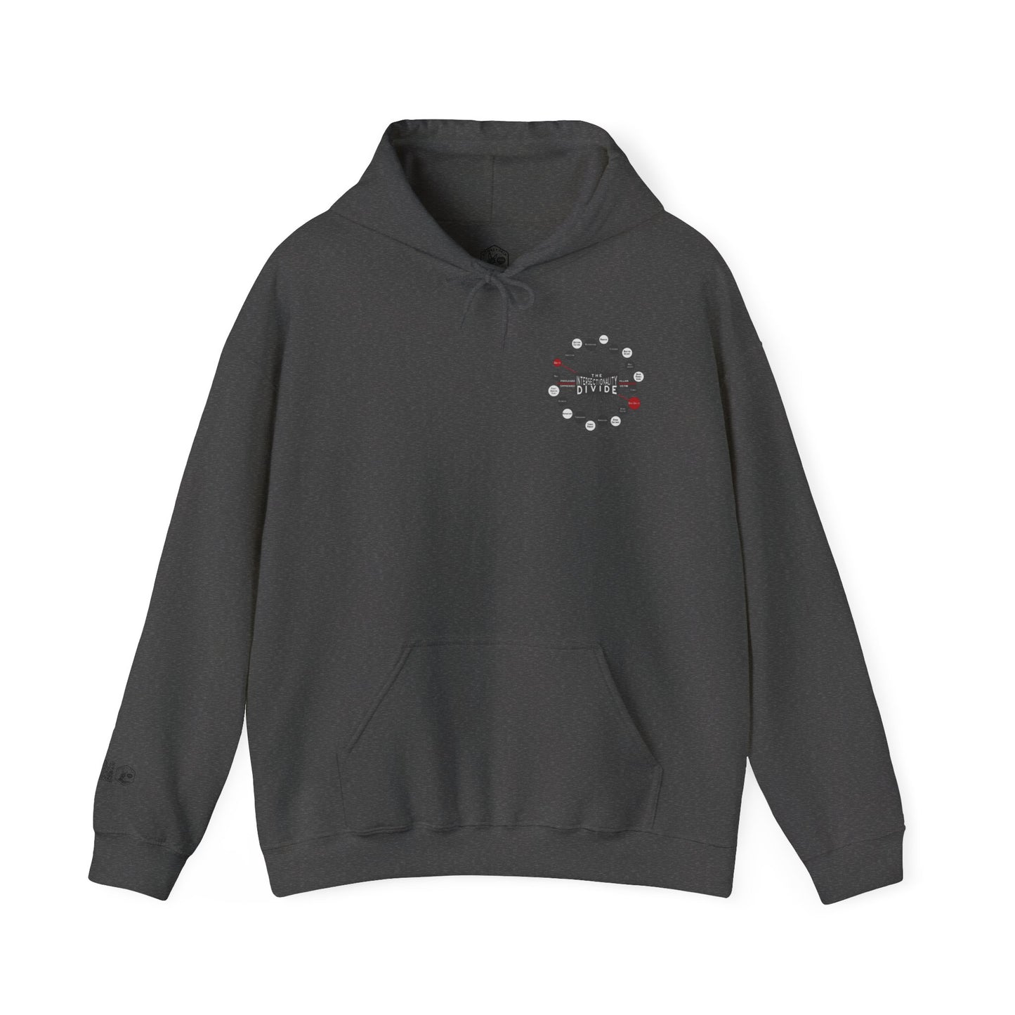 Hooded Sweatshirt - Intersectionality Divide Design | Cozy and Thought-Provoking Wear