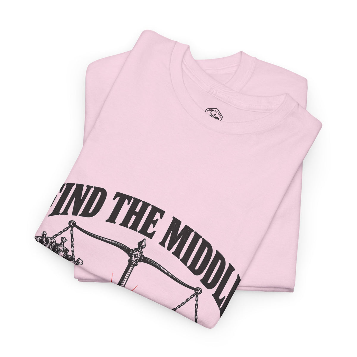 Find the Middle T-Shirt | Aristotle Golden Mean Philosophy Tee