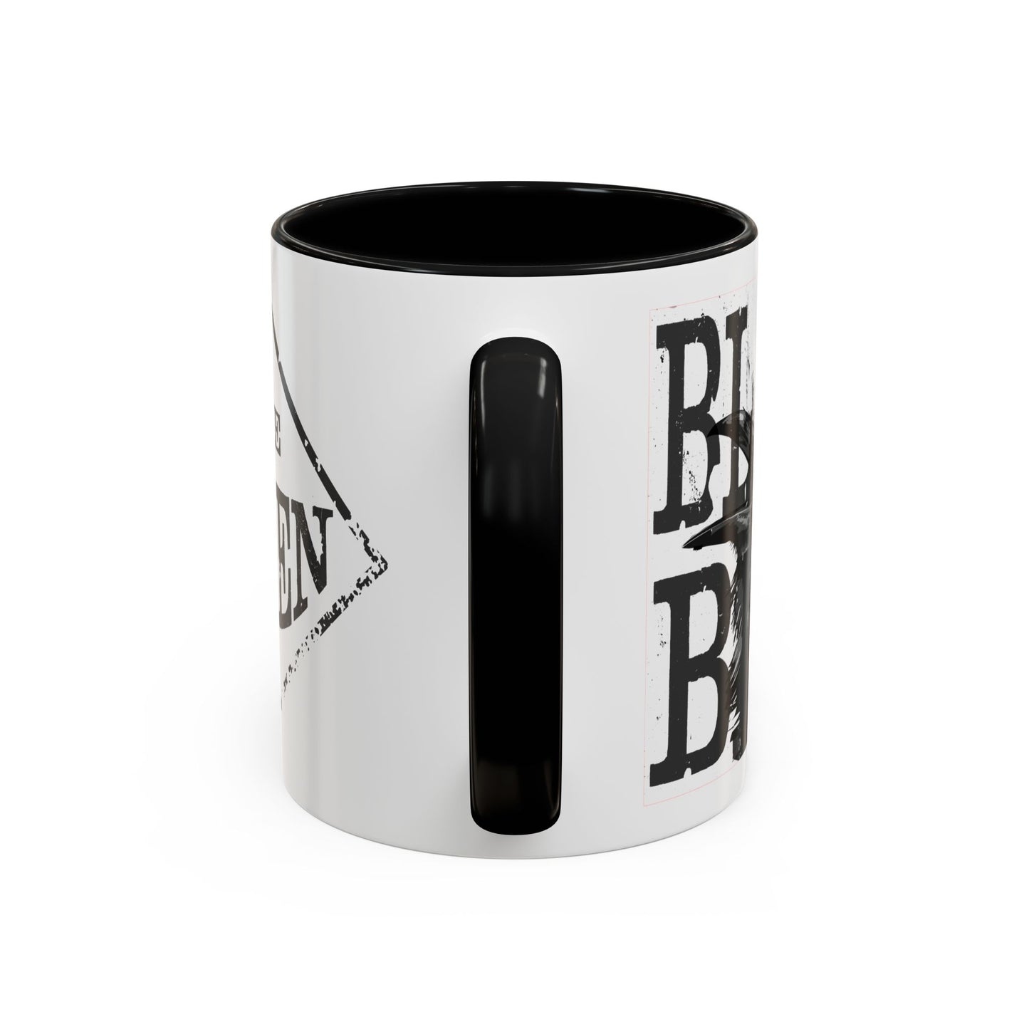 The Raven Accent Coffee Mug — Black-Trim 11/15oz