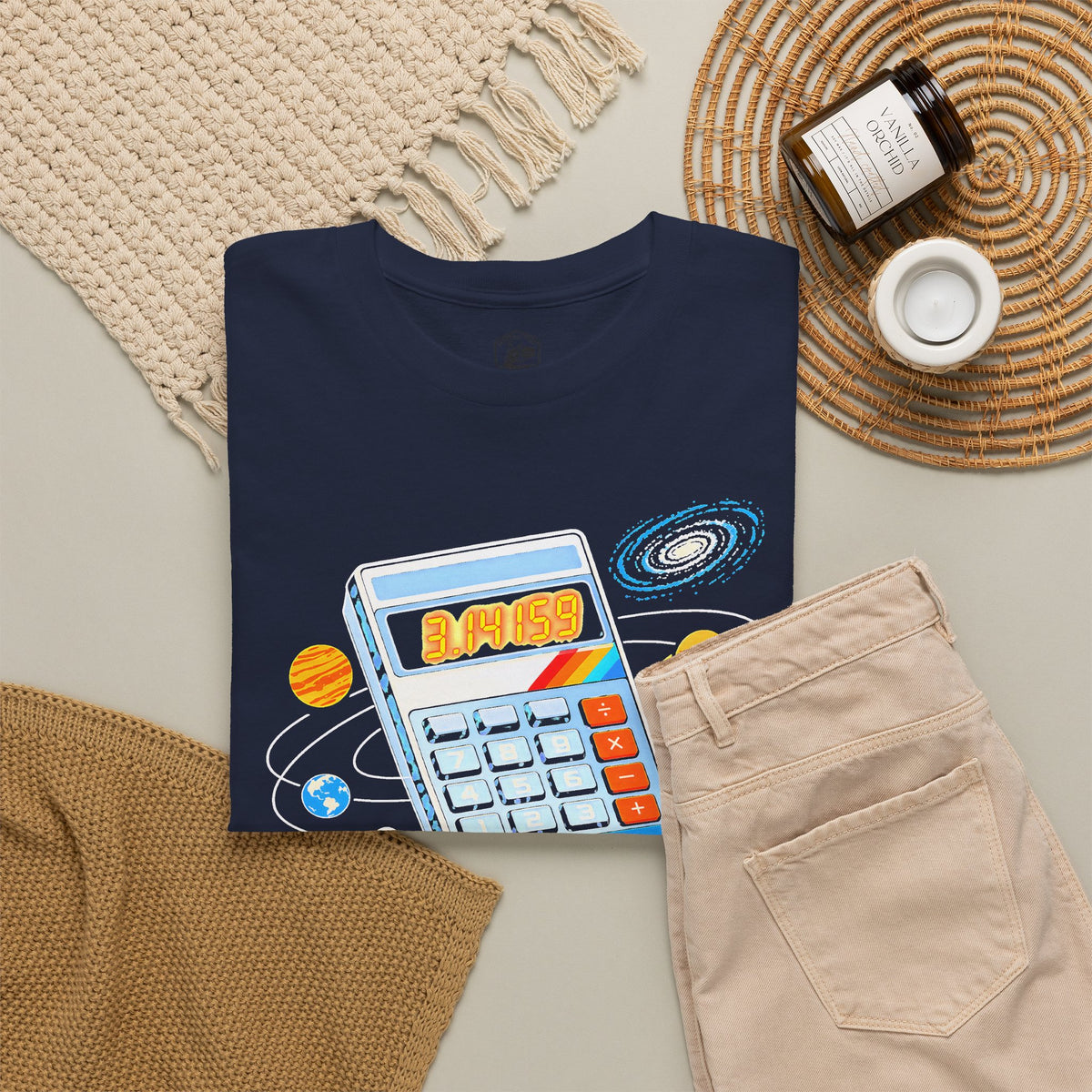 Galileo Book of Nature Calculator T-shirt – Donkey Talk graphic tee