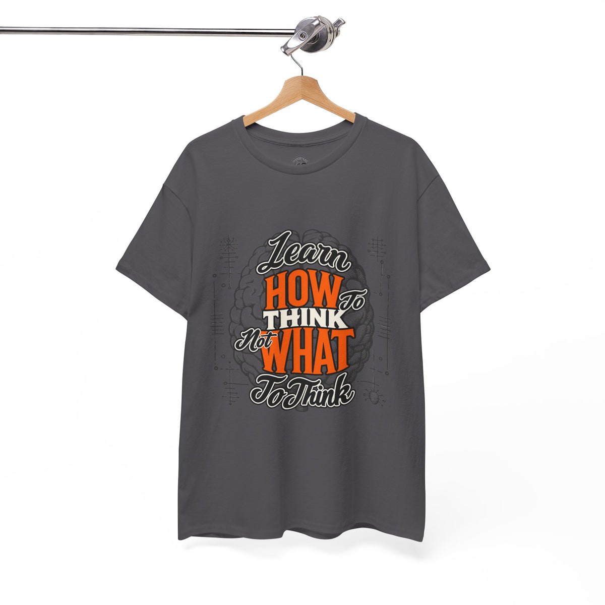 Camiseta motivacional "Aprende a pensar" | Camiseta gráfica