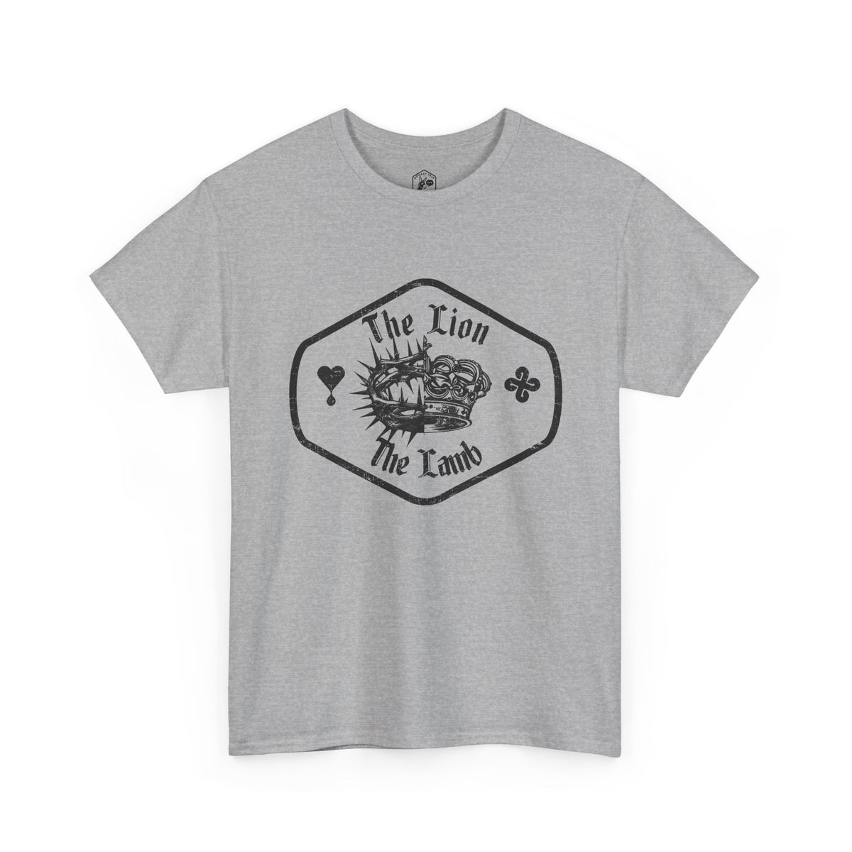 The Lion & The Lamb Casual T-Shirt | Christian Graphic Tee