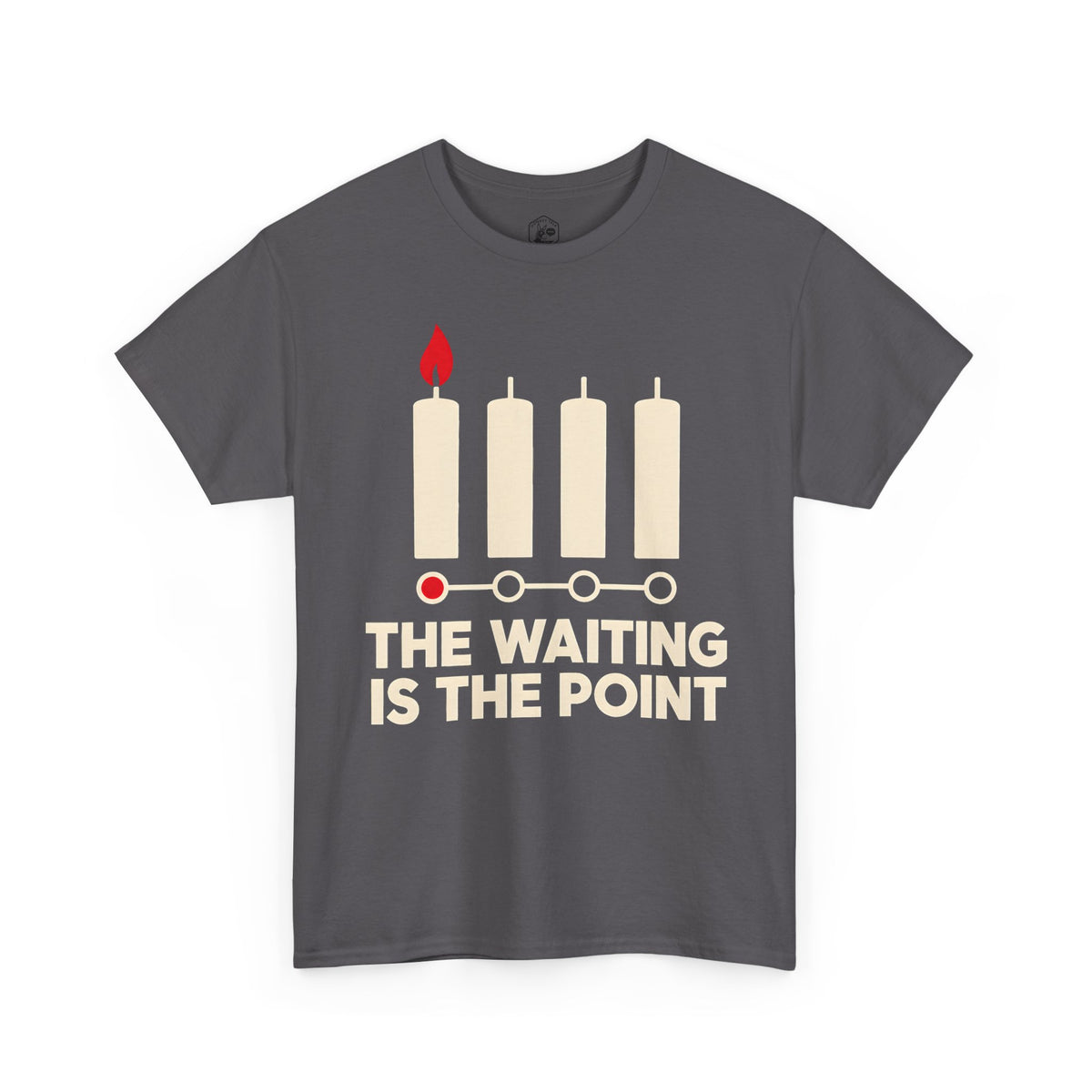 The Waiting Is the Point Advent T-shirt – Donkey Talk graphic tee