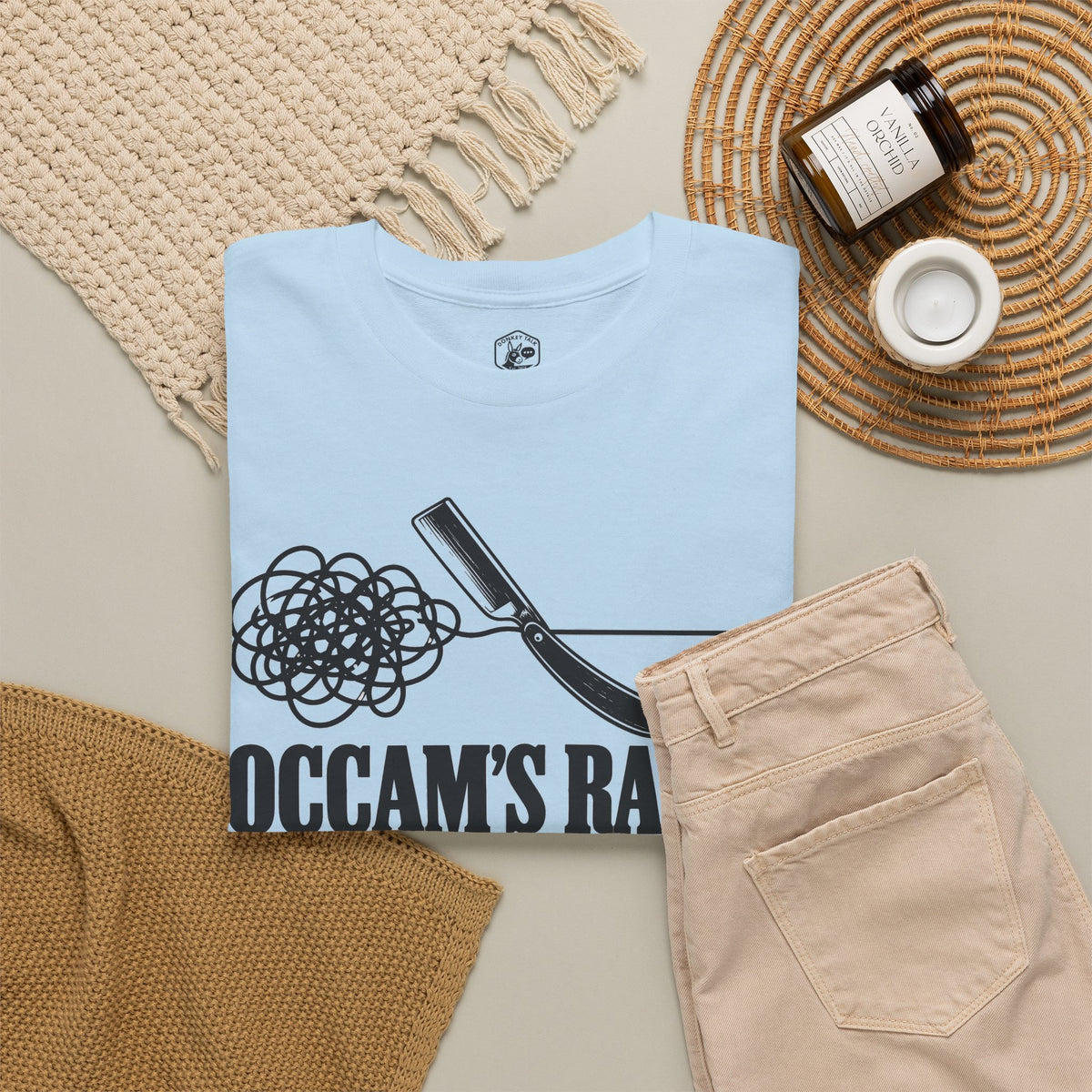 Occam's Razor Tangle T-shirt – Donkey Talk graphic tee