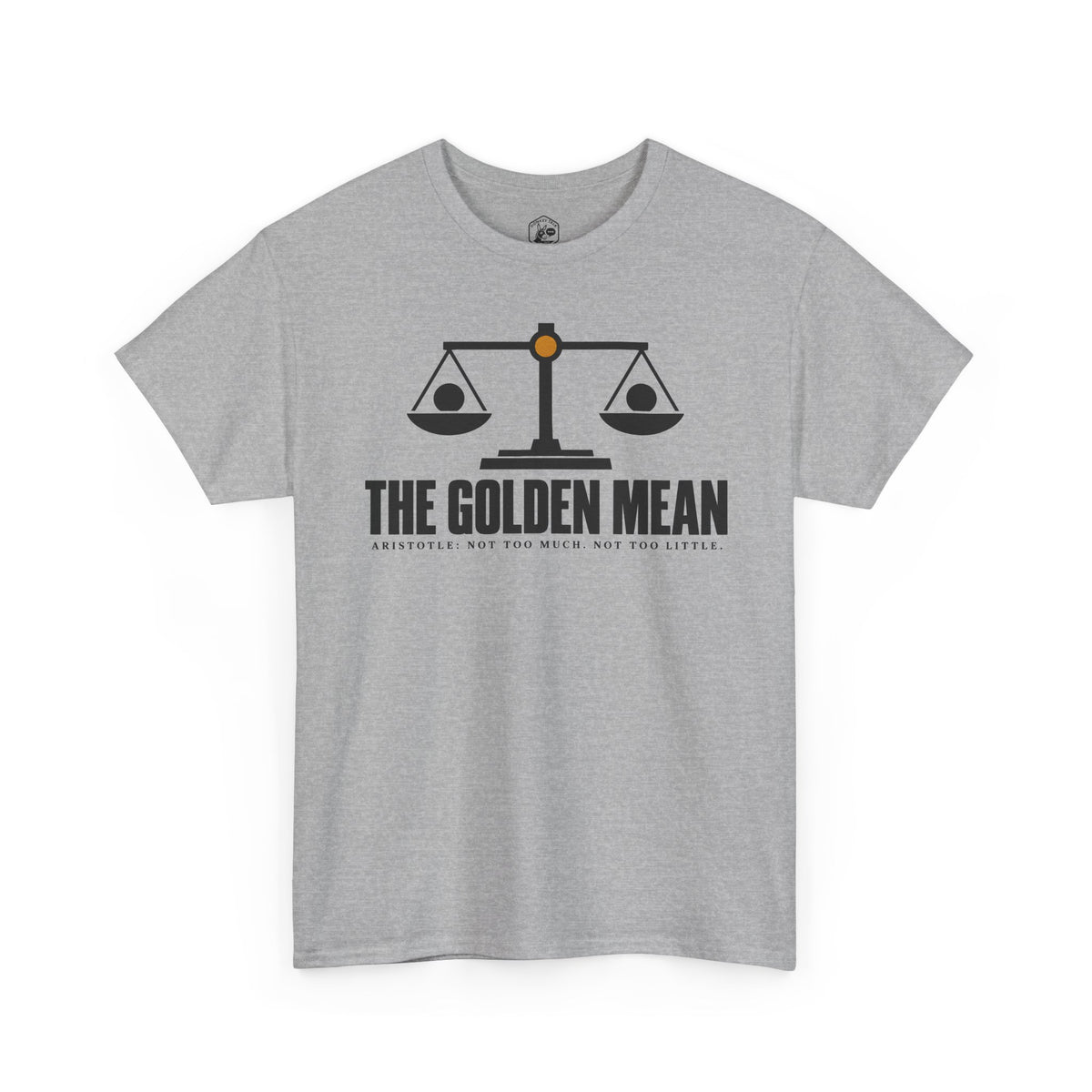 The Golden Mean Aristotle T-shirt – Donkey Talk graphic tee